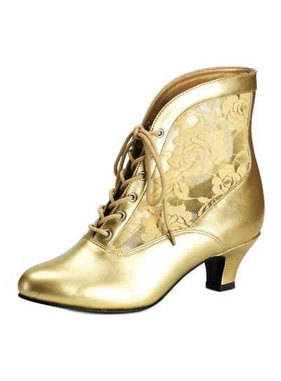 Pleaser Kostüm Barock Schuhe gold