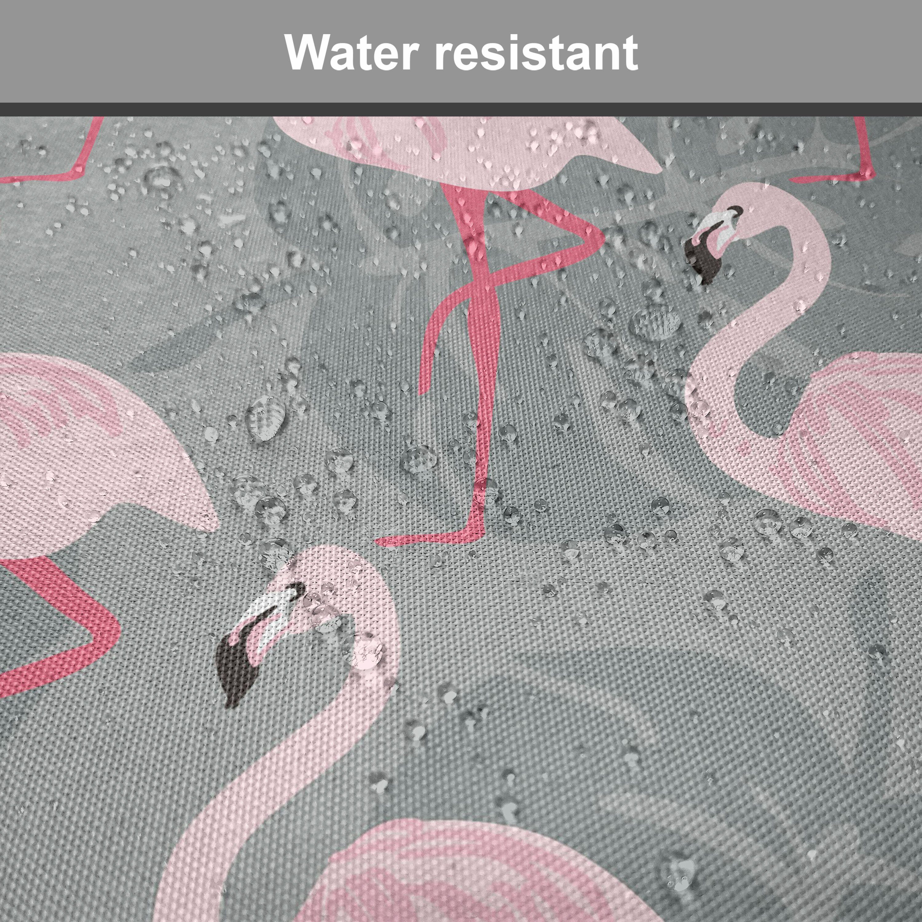 Flamingo Dekoratives wasserfestes Wildlife Stuhlkissen für Riemen Küchensitze, Baum-Blätter Kissen mit Abakuhaus