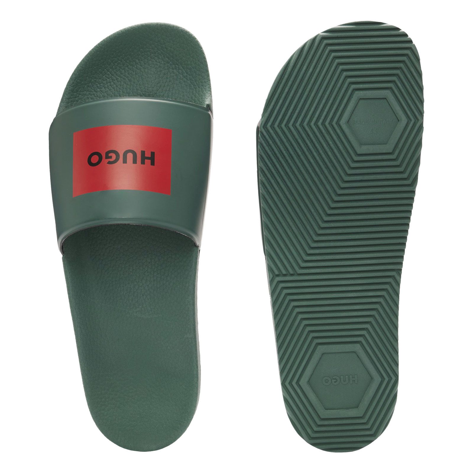 HUGO Timein_slid_ph Badepantolette mit weichem Textil-Innenfutter günstig online kaufen