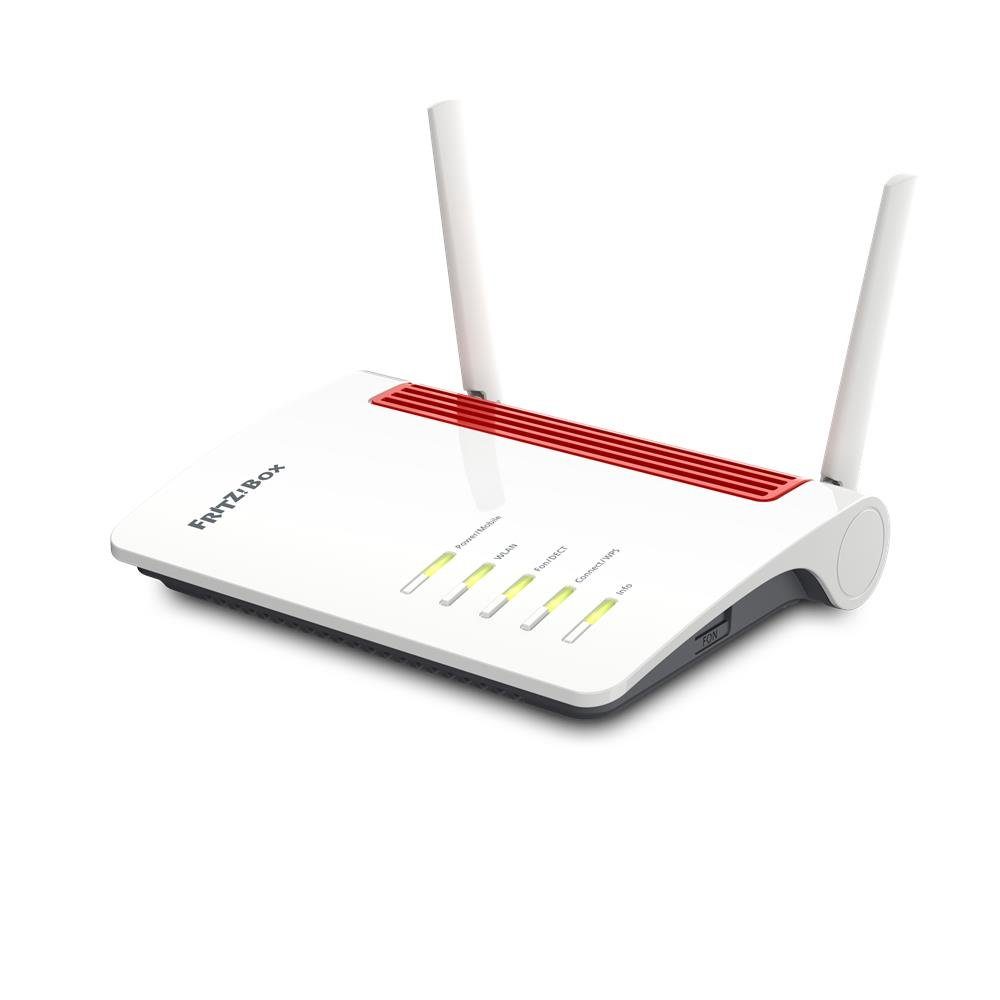 Fritz! FRITZ!Box 6850 LTE WLAN-Router, AC (5 GHz) & N (2,4 GHz), LTE, 4G/3G, Dual-WLAN, WLAN Modem