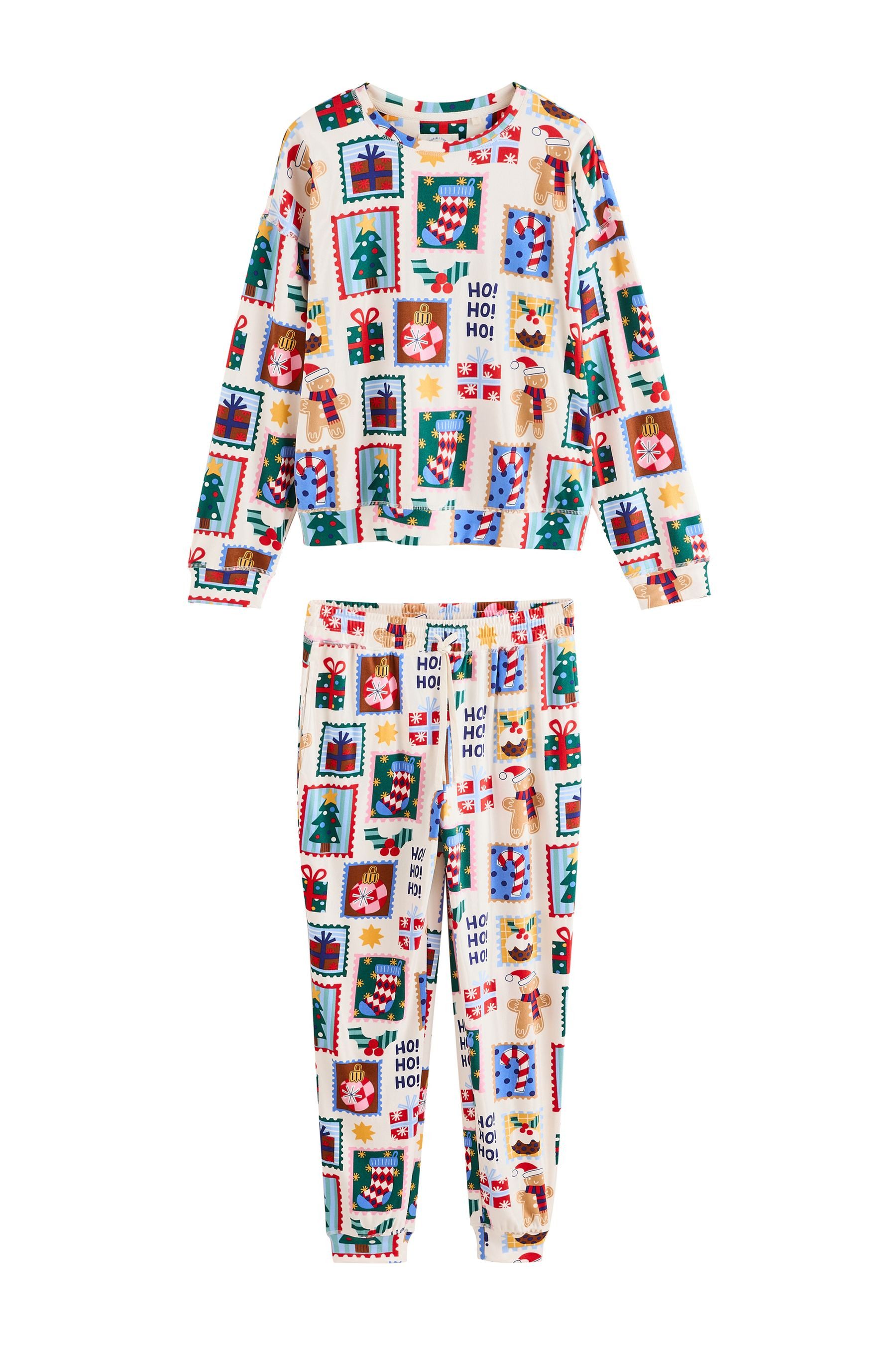 Next Pyjama Langärmeliger Familien-Schlafanzug, Weihnachten (2 tlg)