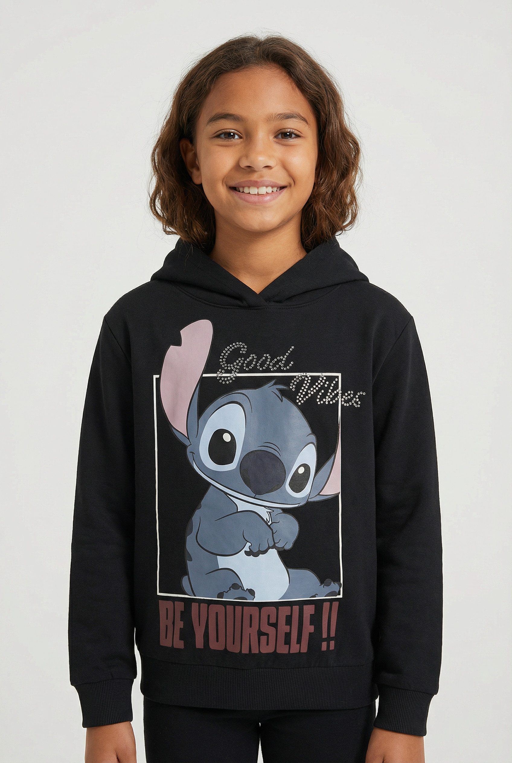 Name It Kapuzensweatshirt NKFDYS STITCH NREG SWEAT WH BRU WDI
