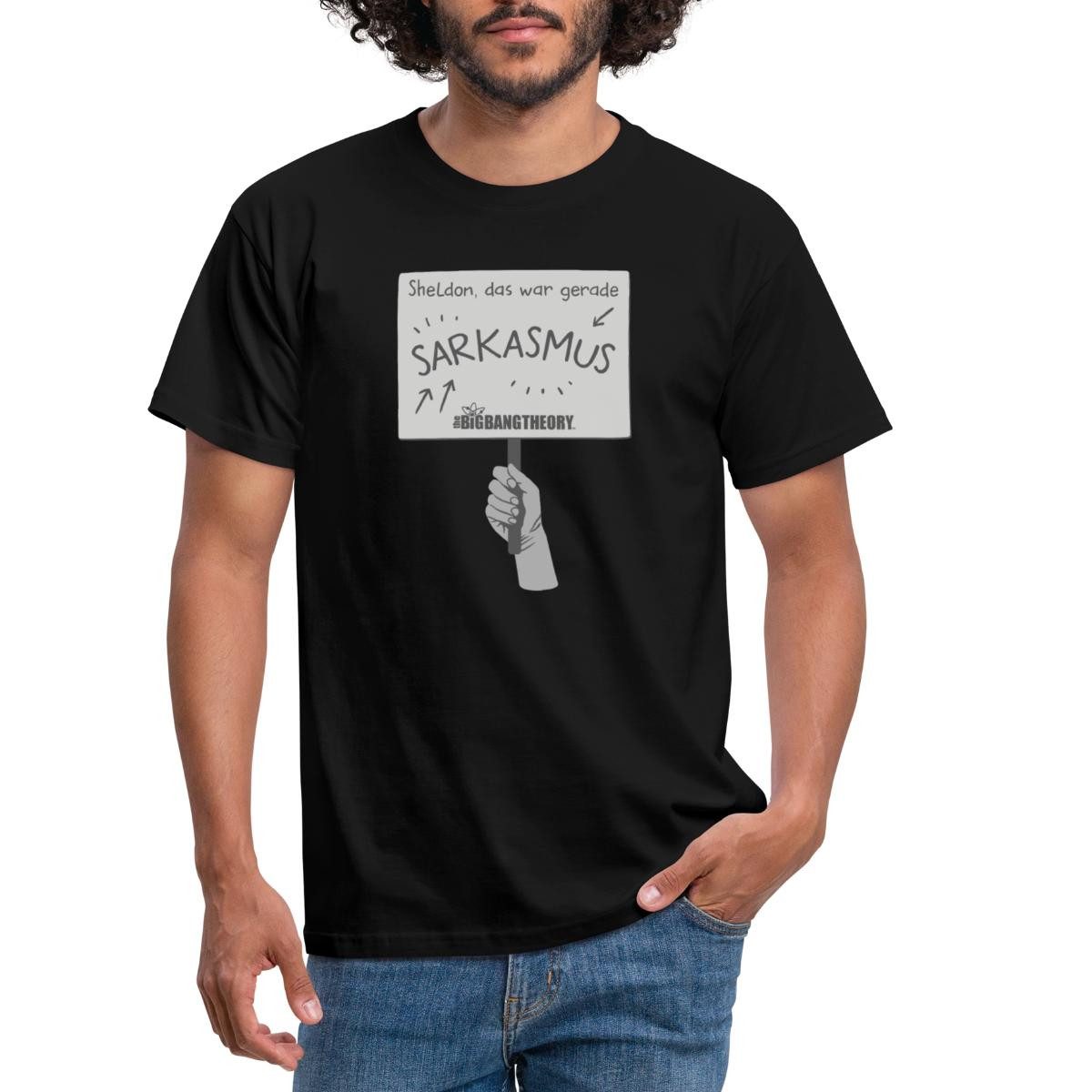 Spreadshirt T-Shirt The Big Bang Theory Sarkasmus Männer T-Shirt (1-tlg)
