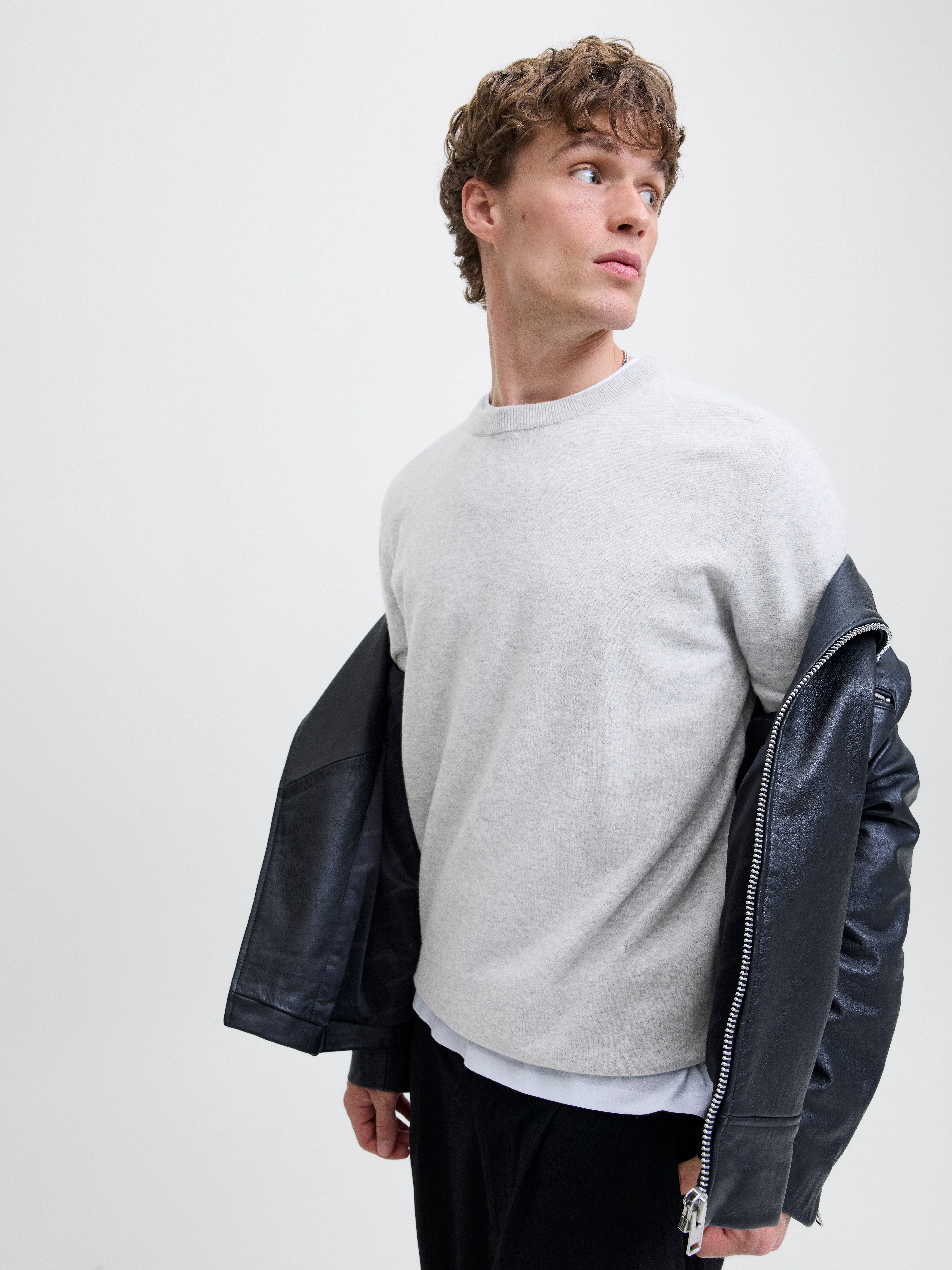 Jack & Jones Strickpullover JJEPERFECT WOOL KNIT CREW NECK SN günstig online kaufen