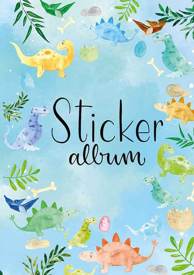 Avery Zweckform Stickerbuch AVERY Zweckform ZDesign KIDS Stickeralbum "Dino", DIN A5
