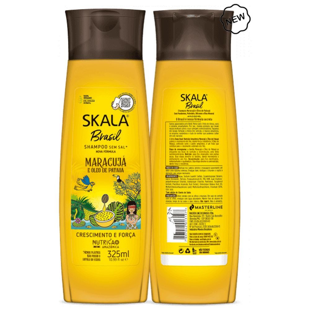 Haarshampoo Skala Brasil Maracuja E Oleo De Pataua Shampoo 325ml