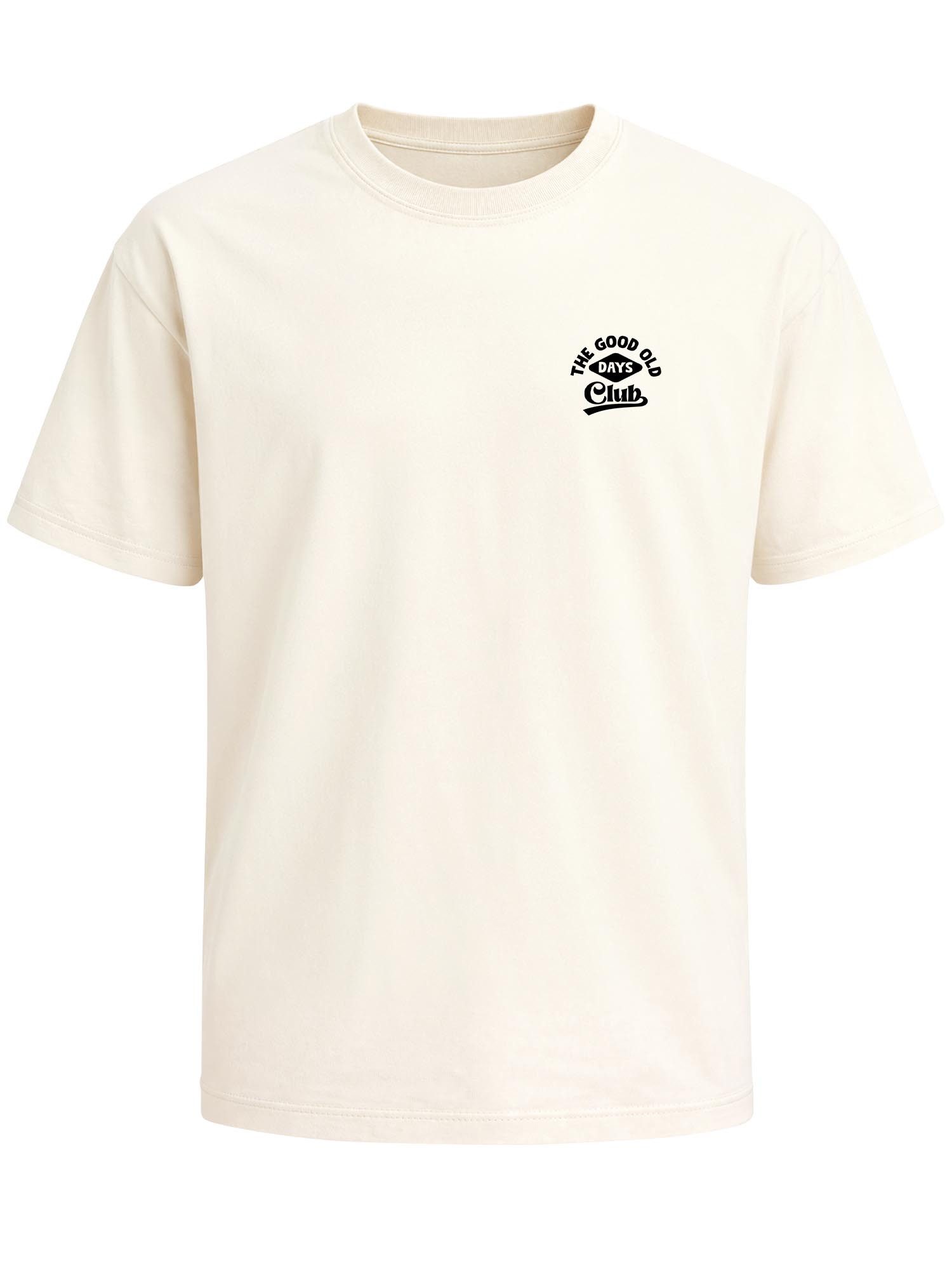 Neverless Oversize-Shirt Herren T-Shirt - Good old Days - Oversized Relaxed Fit Sommer Fashion mit Print