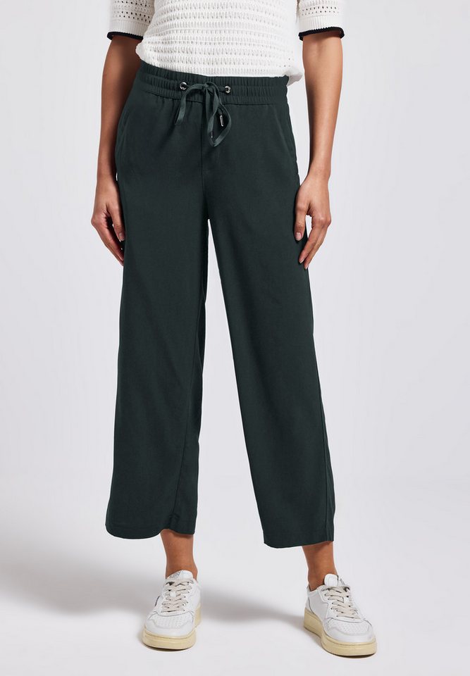 STREET ONE Stoffhose High Waist