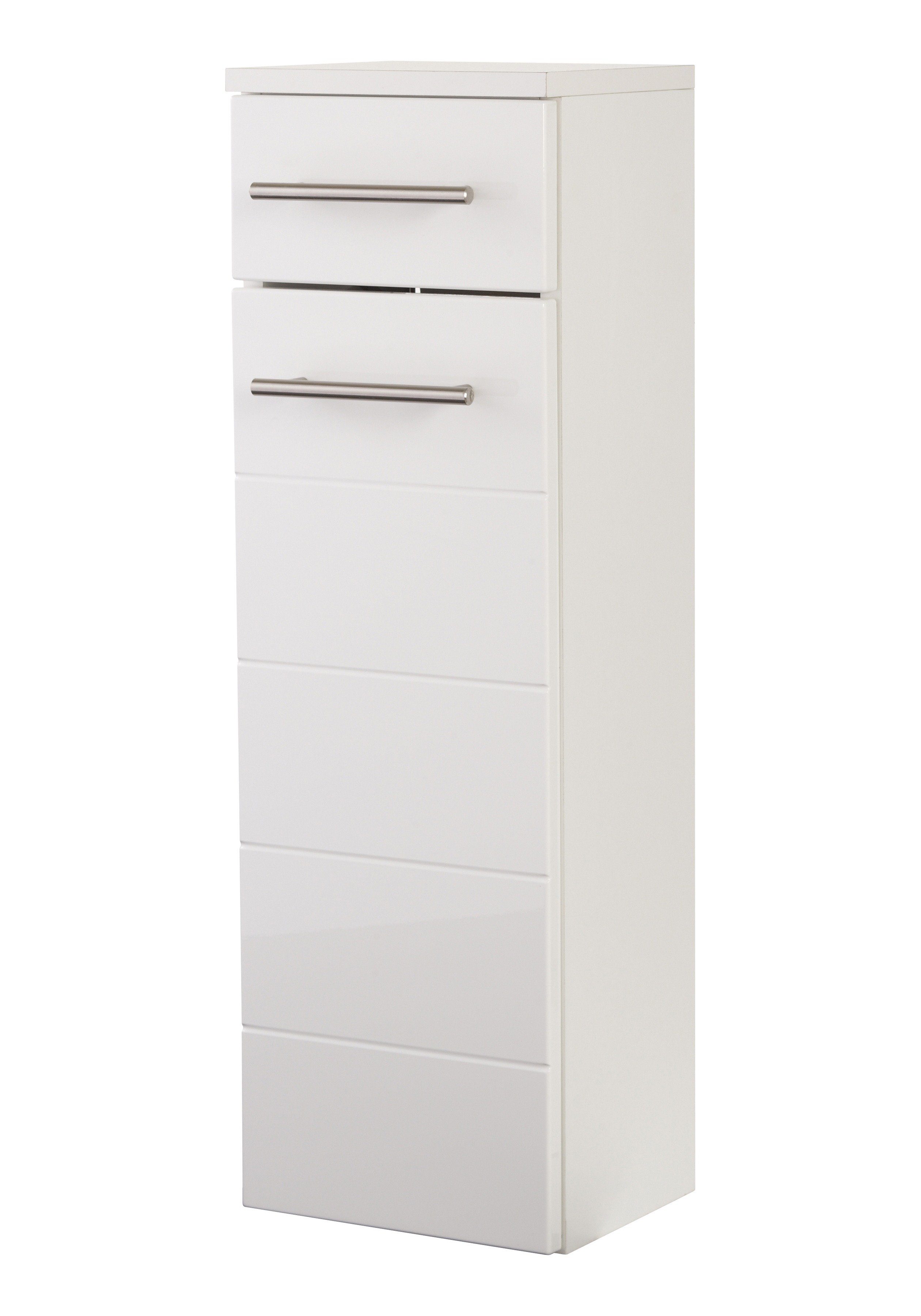 welltime Unterschrank Porto Breite 25 cm, mit hochglänzenden Fronten