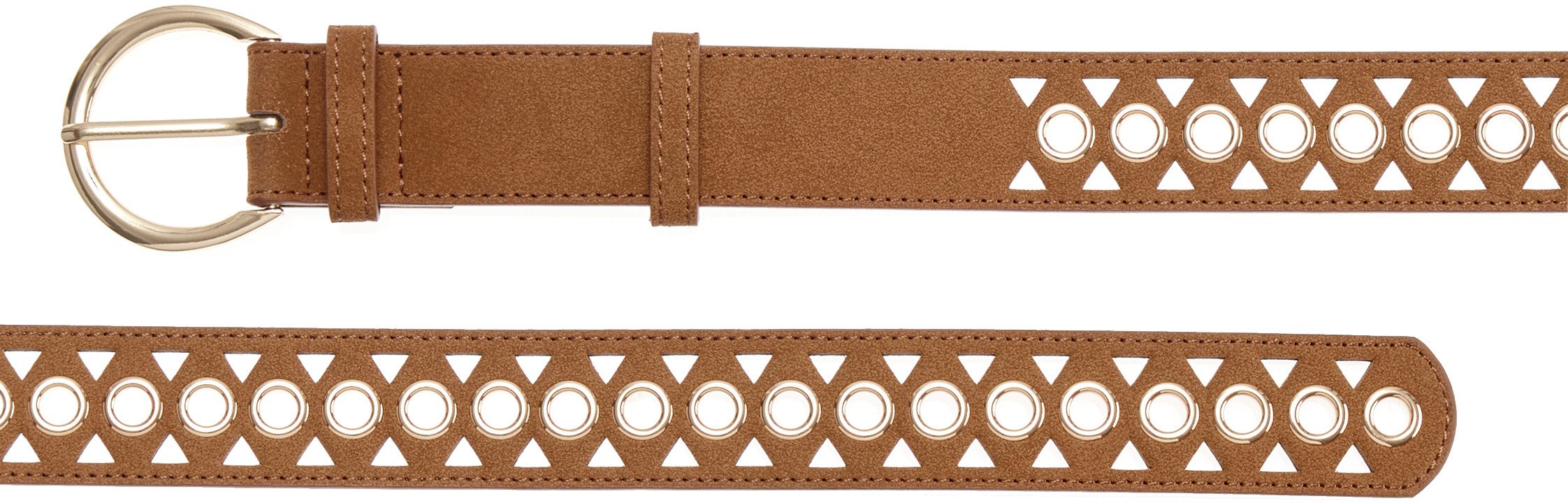 LASCANA Hüftgürtel Hosengürtel, Anzuggürtel, Gürtel, Jeansgürtel mit kleinen Cut-Outs - für Hosen & Kleider