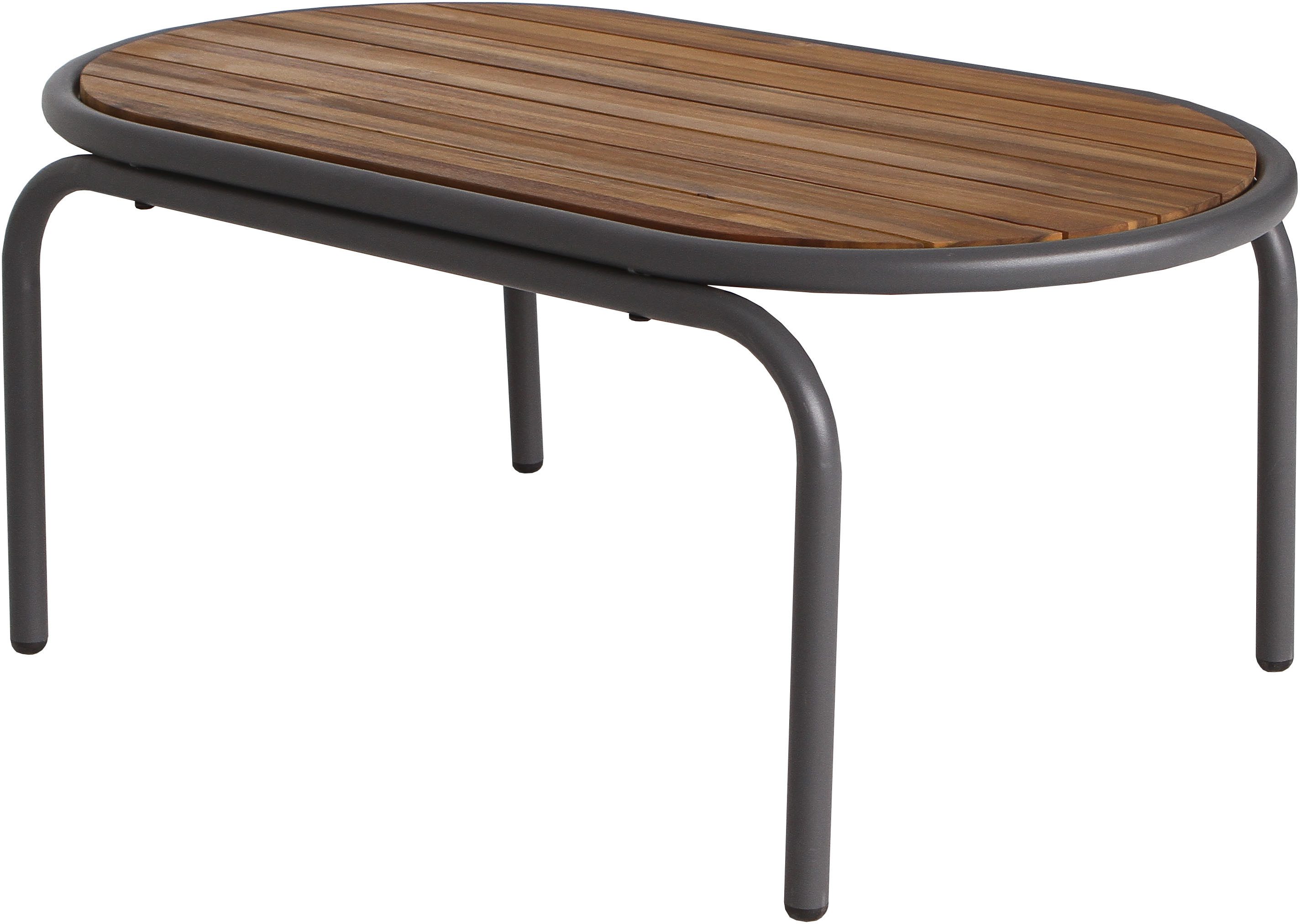 KONIFERA Balkonset Tarassa, (Set, 5-tlg., 2x Sessel, 2x Auflage, 1x Tisch), bestehend aus 1 Tisch, 2 Stühlen und 2 Sitzkissen