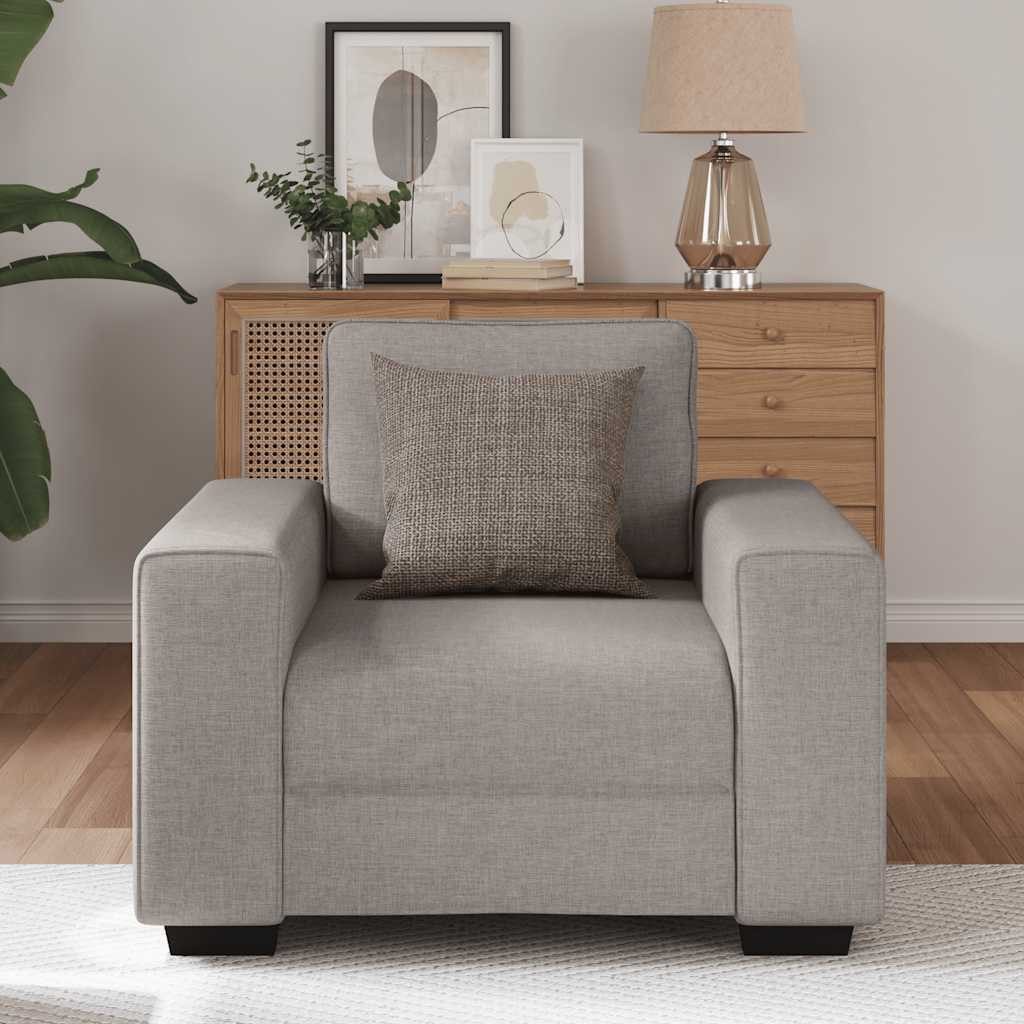 vidaXL Sofa Sessel Taupe 60 cm Stoff günstig online kaufen