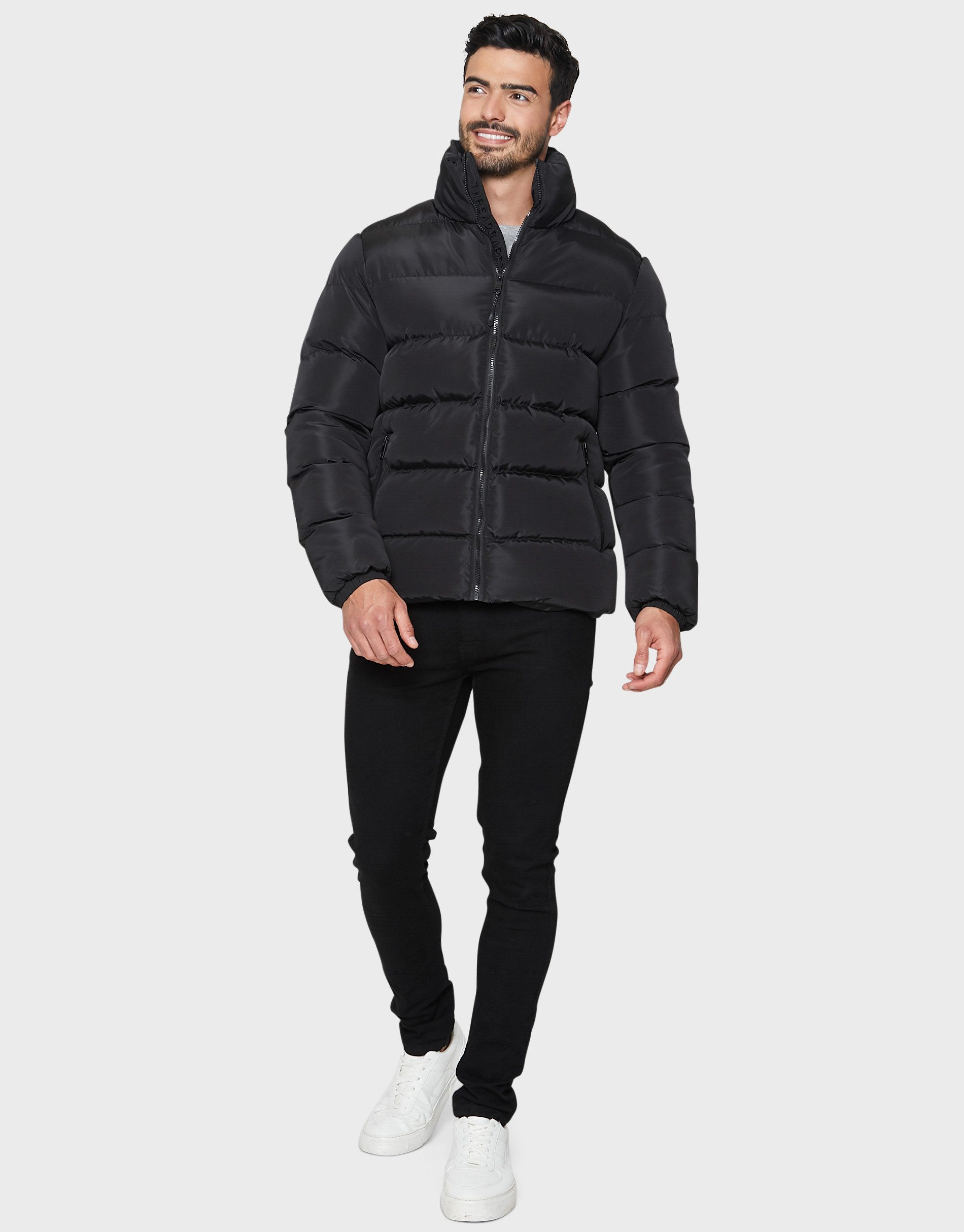 Threadbare Steppjacke Funnelweb (1-St) im klassischen Design