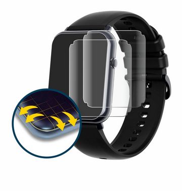 BROTECT Full-Screen Schutzfolie für Mutoy Smartwatch 1.69", Displayschutzfolie, 2 Stück, 3D Curved klar