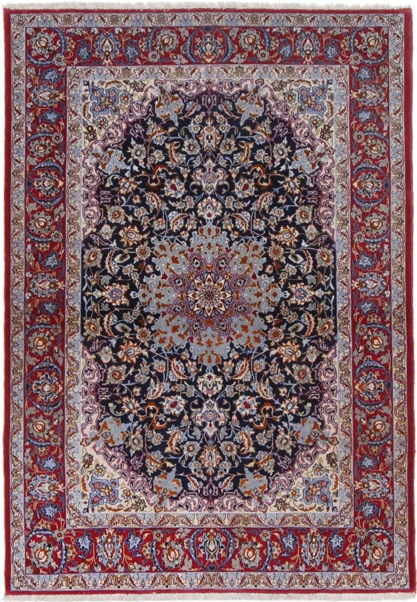 Isfahan Orientteppich Handgeknüpfter rechteckig, Seidenkette Nain Trading, Höhe: mm Orientteppich, 110x159 8