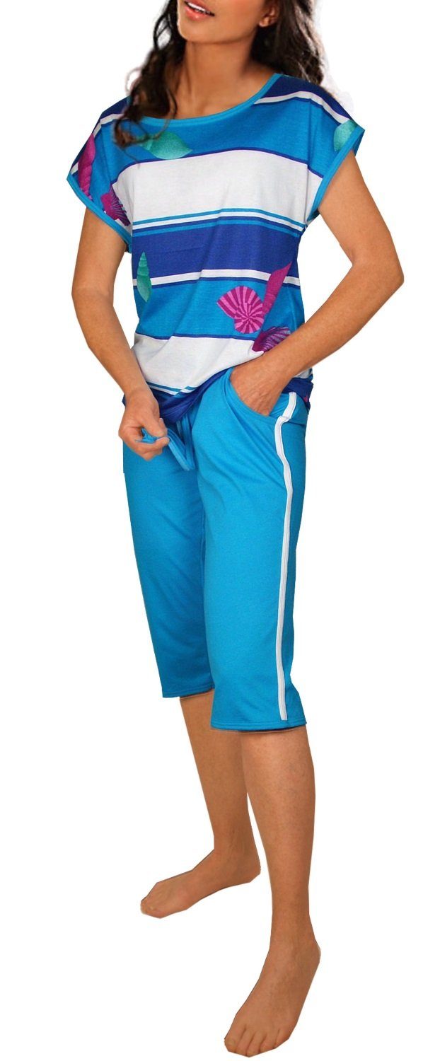 Consult-Tex Capri-Pyjama Damen Capri Pyjama Schlafanzug günstig online kaufen