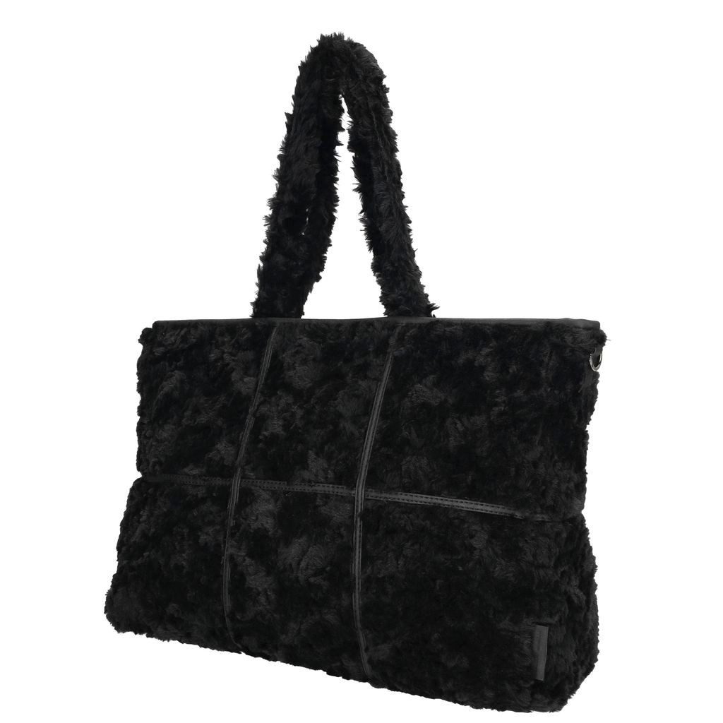 Christian Wippermann Umhängetasche Große XL Schultertasche Umhängetasche (einzeln), Teddy Plüsch