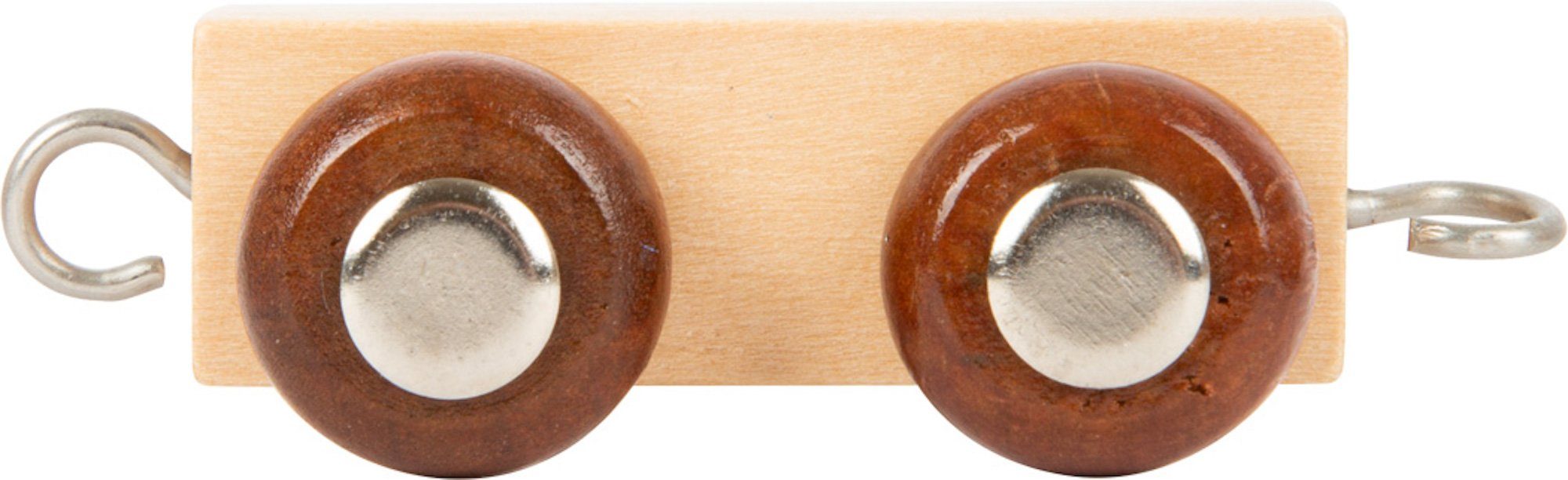 Spielzeug-Zug Buchstabenzug Namenszug Waggon (ohne Aufsatz) natur, Holz
