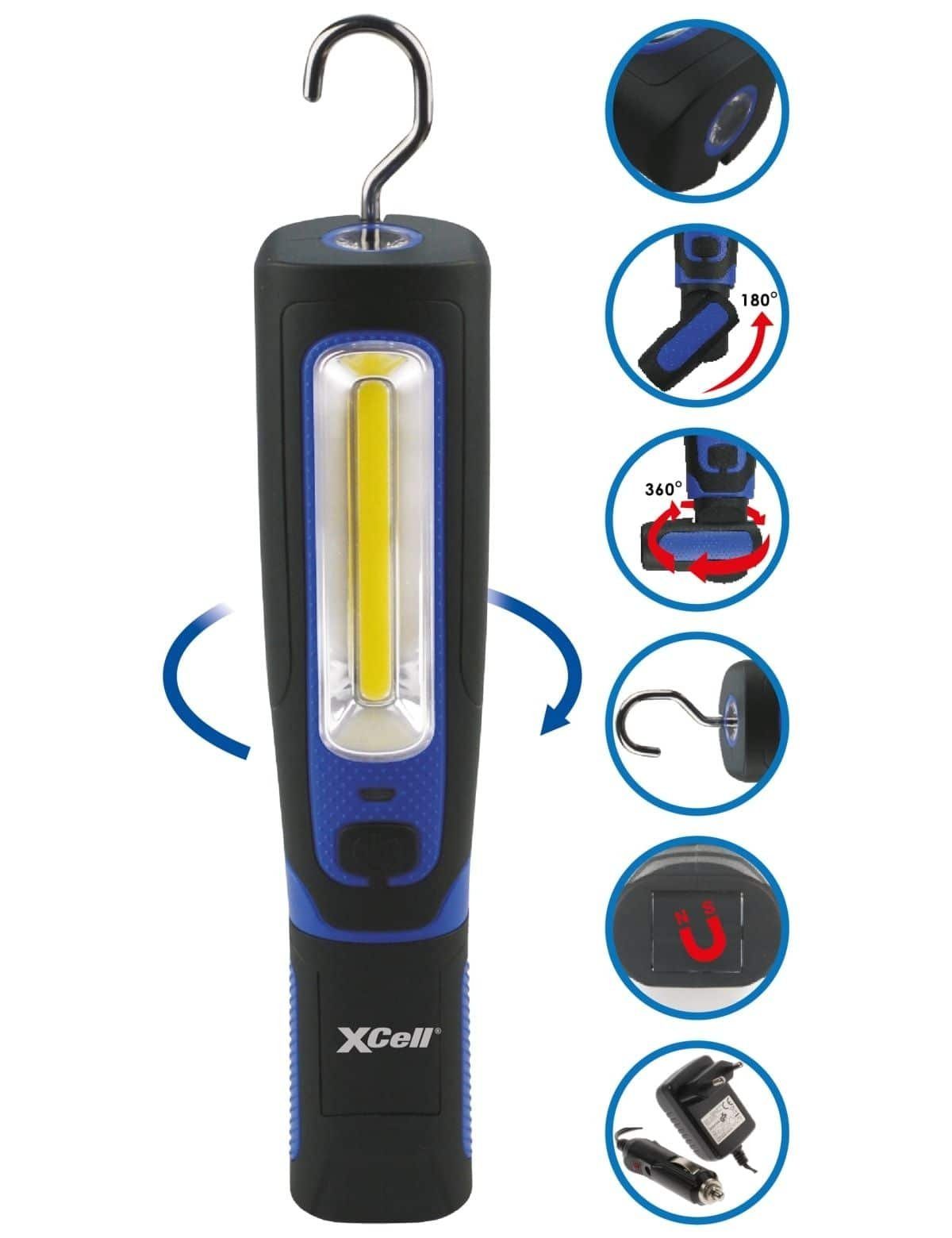 XCell Arbeitsleuchte XCELL LED Arbeitsleuchte Spin, 360° 280 W, 4 lm