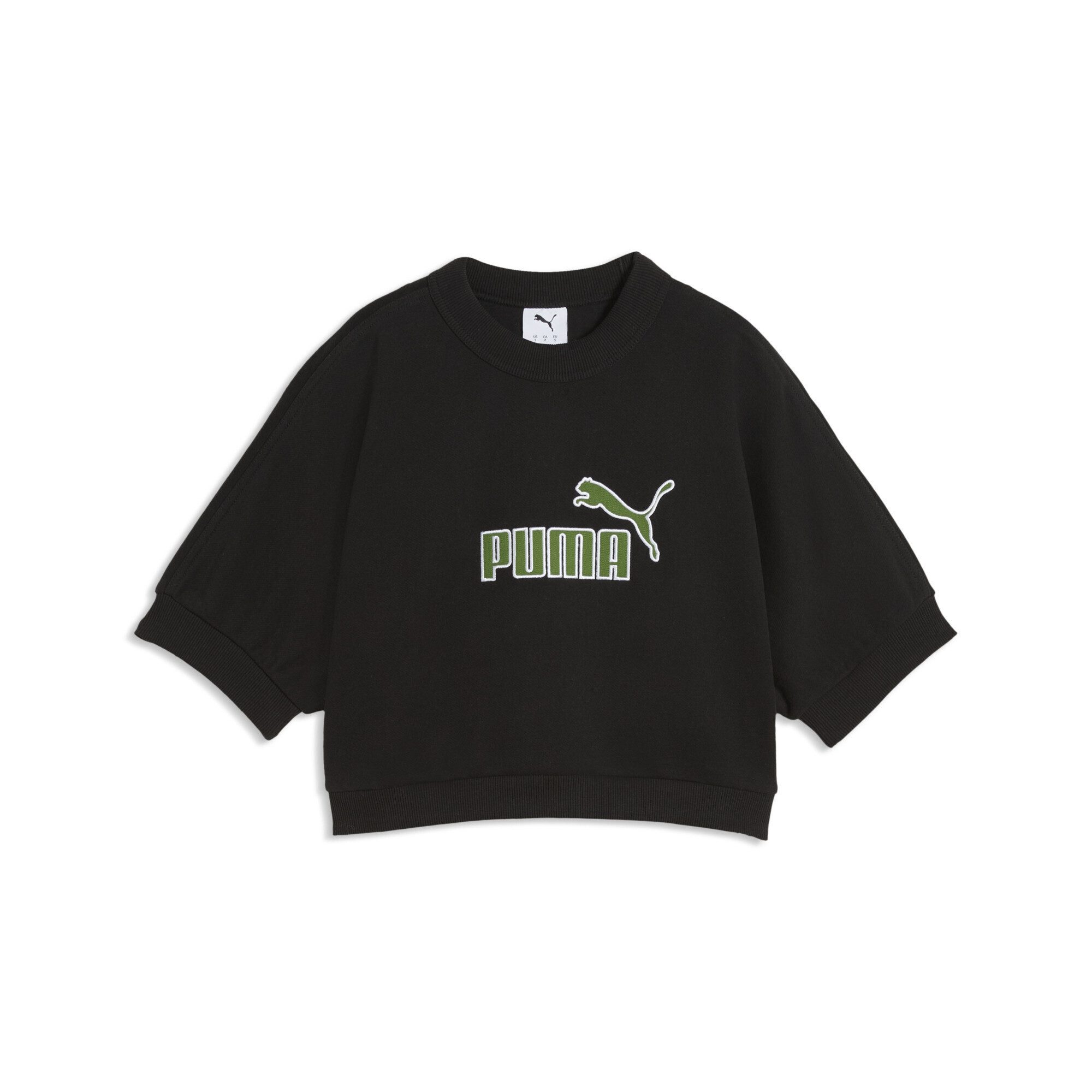 PUMA Sweatshirt Essentials Elevated No. 1 Logo Relaxed Sweatshirt Damen