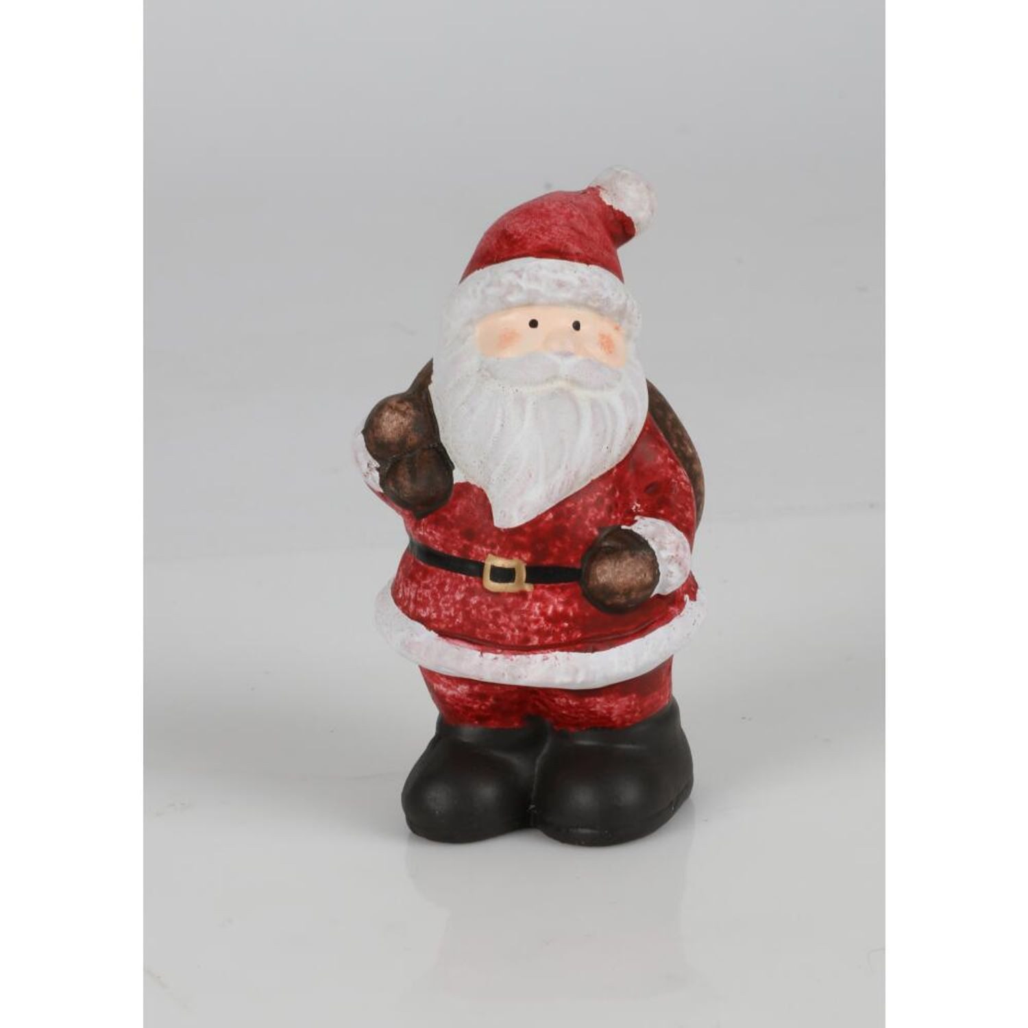 BURI Dekofigur Weihnachtsmann stehend Weihnachtsdeko Weihnachtsfigur Dekofi günstig online kaufen