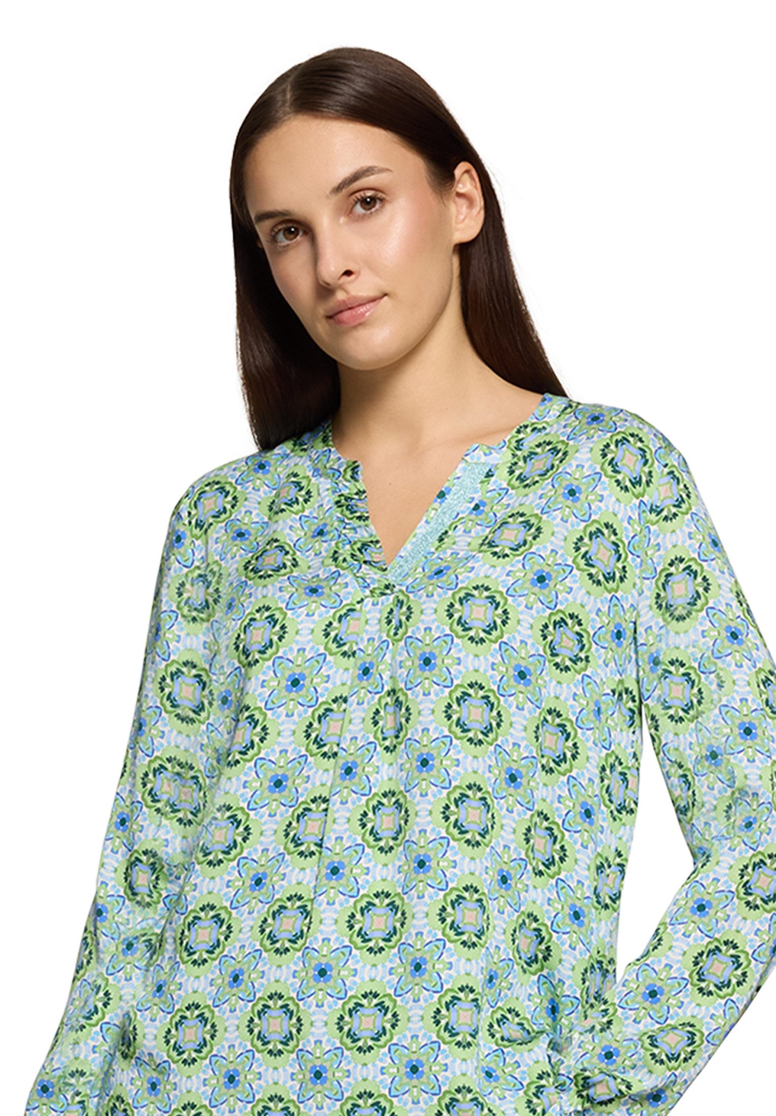 Cartoon Shirtbluse Damen mit Muster