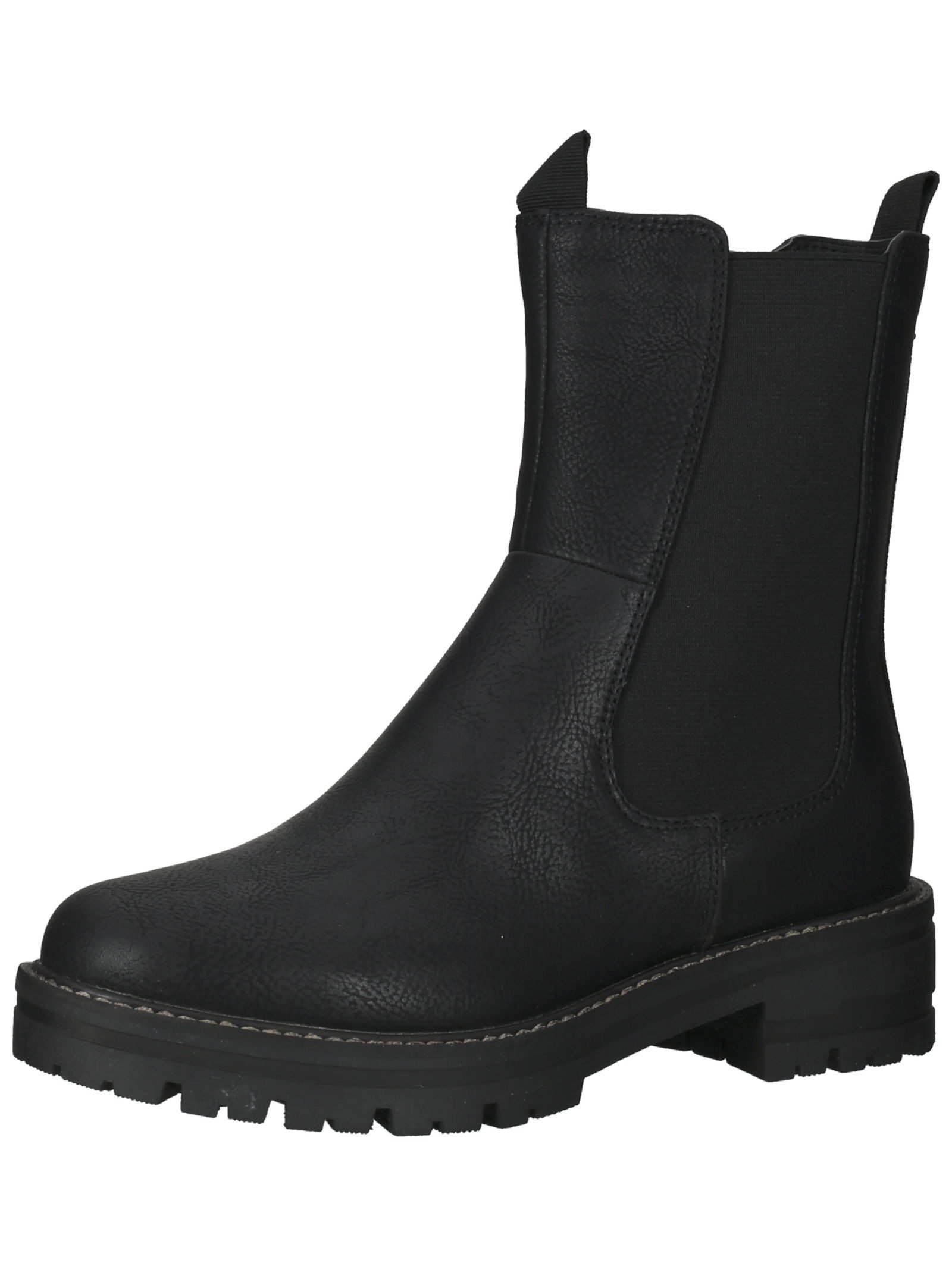 Jana Stiefelette Lederimitat/Textil Stiefelette