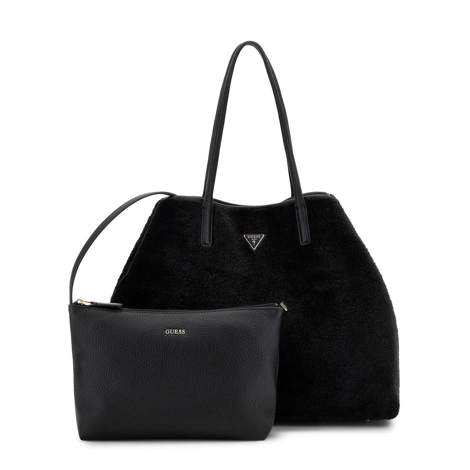 Guess Umhängetasche GUESS Shopper Victtoria Large Black (1, 1-tlg., 1)