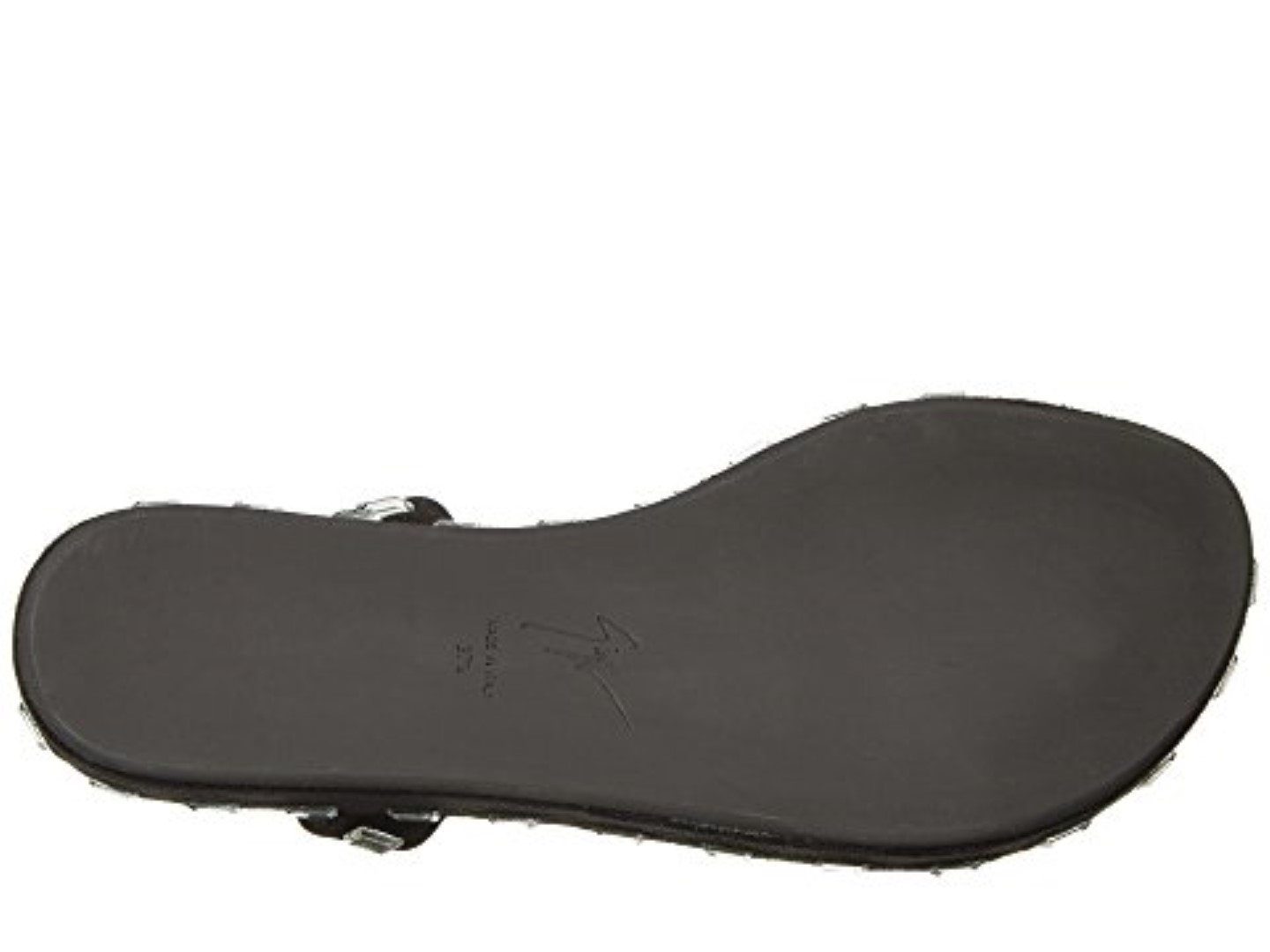 GIUSEPPE ZANOTTI DESIGN Sandalen Sandaletten Plateau schwarz Glitzer Designer Plateausandale