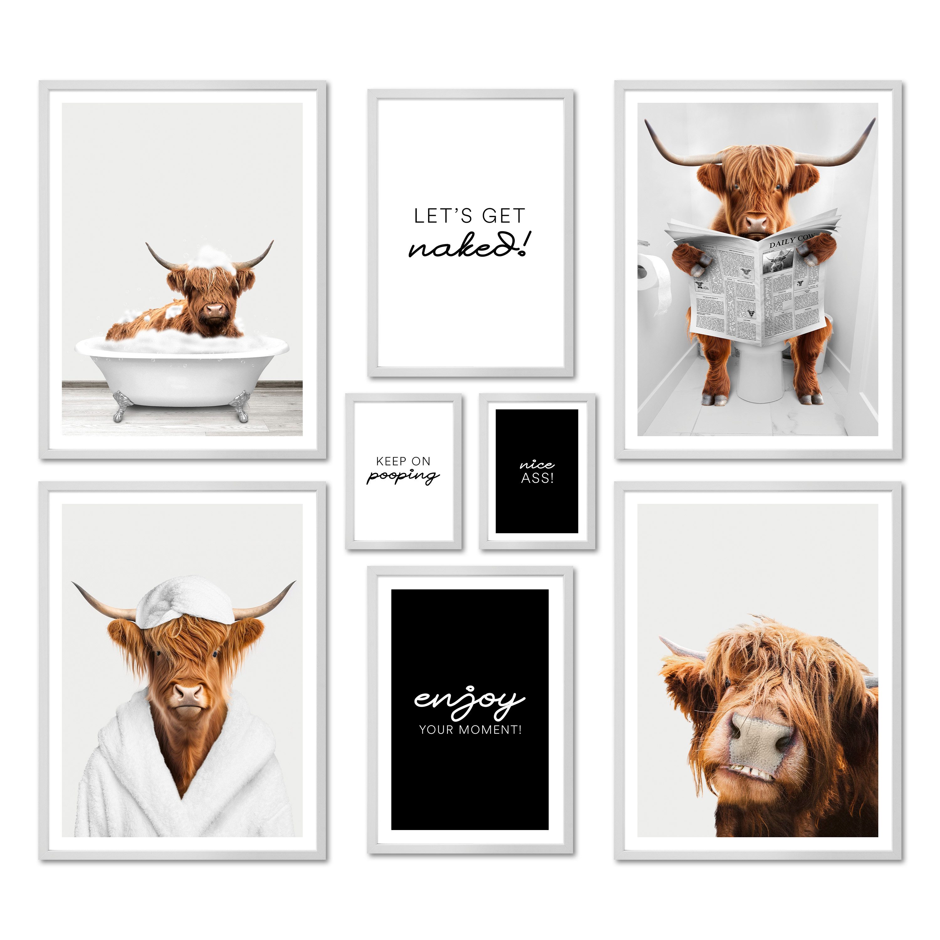 ARTFAVES Bilder-Collage Poster Set - FUNNY günstig online kaufen