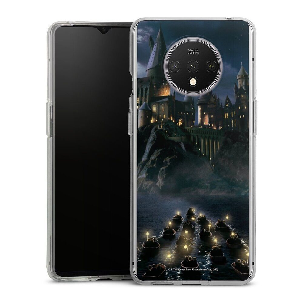 DeinDesign Handyhülle Hogwarts by Night, OnePlus 7T Silikon Hülle Bumper Case Handy Schutzhülle