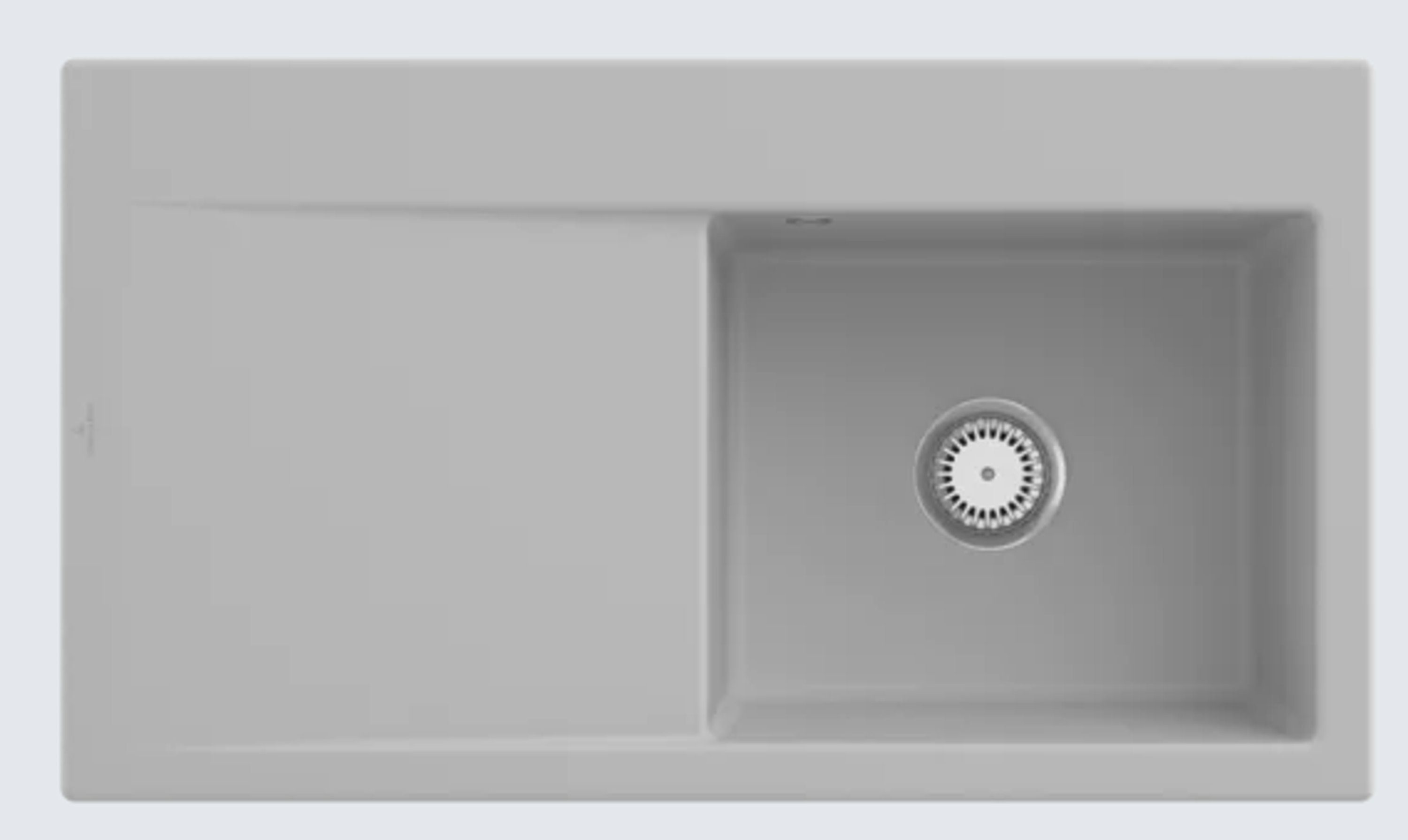 Villeroy & Boch Küchenspüle 3351 01 SM, Rechteckig, 90/22 cm, für den aufliegenden Einbau