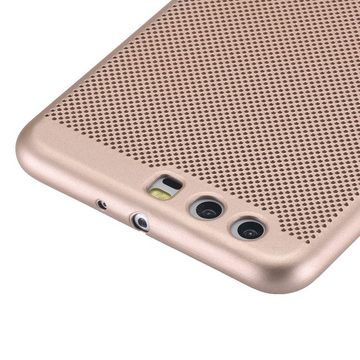 König Design Handyhülle Huawei P10 Plus, Huawei P10 Plus Handyhülle Backcover Gold