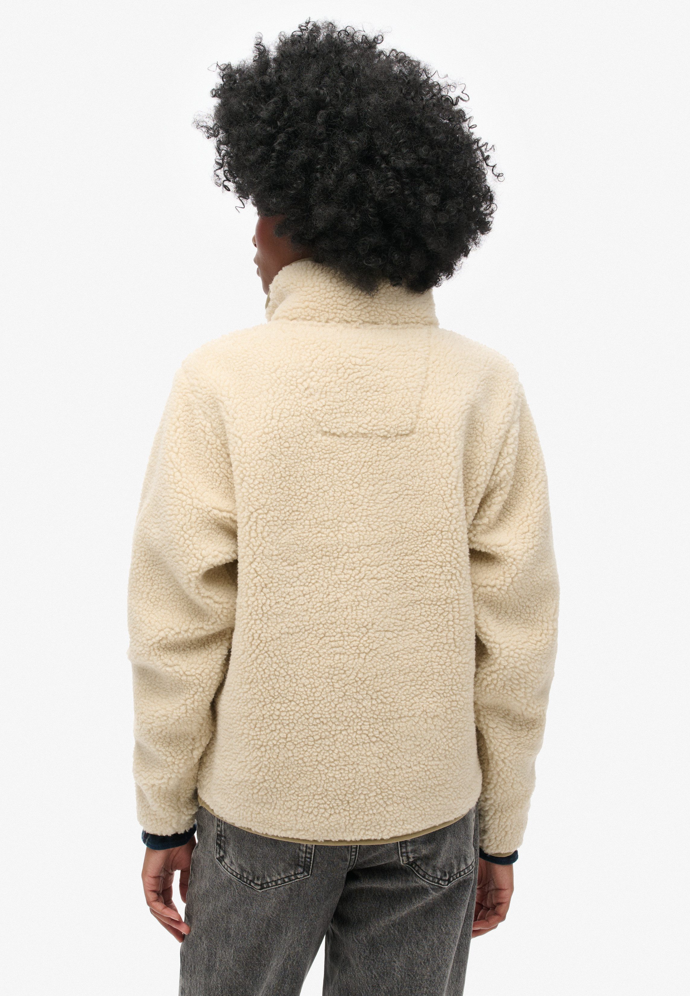 Superdry Fleecepullover VINTAGE RETRO HALF ZIP günstig online kaufen