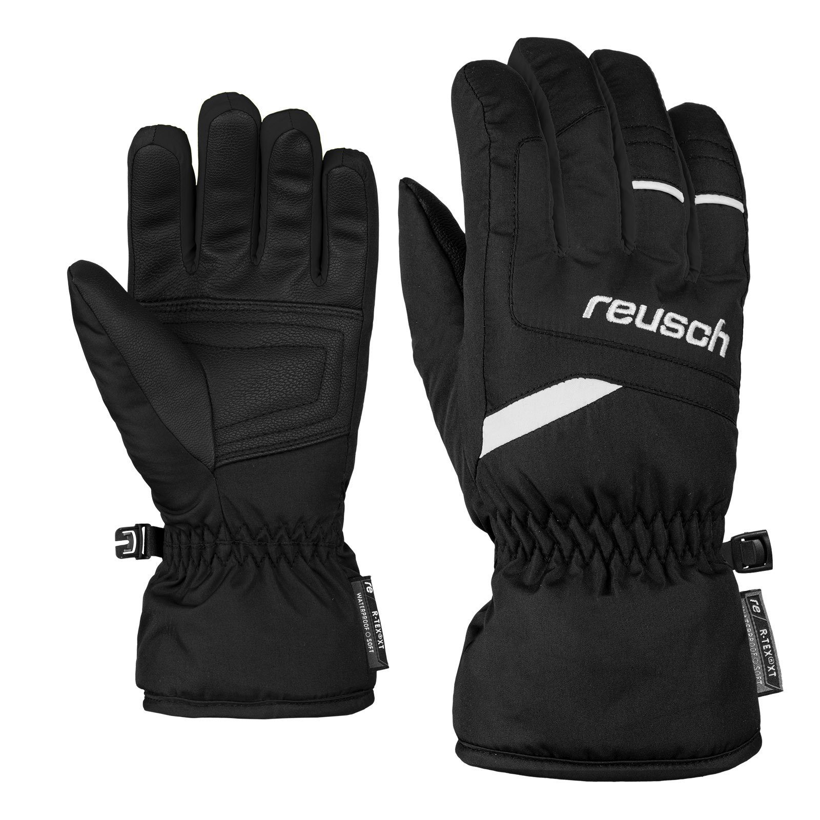 Reusch Skihandschuhe Bennet R-TEX® XT Junior mit aufgesticktem Markenschriftzug auf dem Handrücken