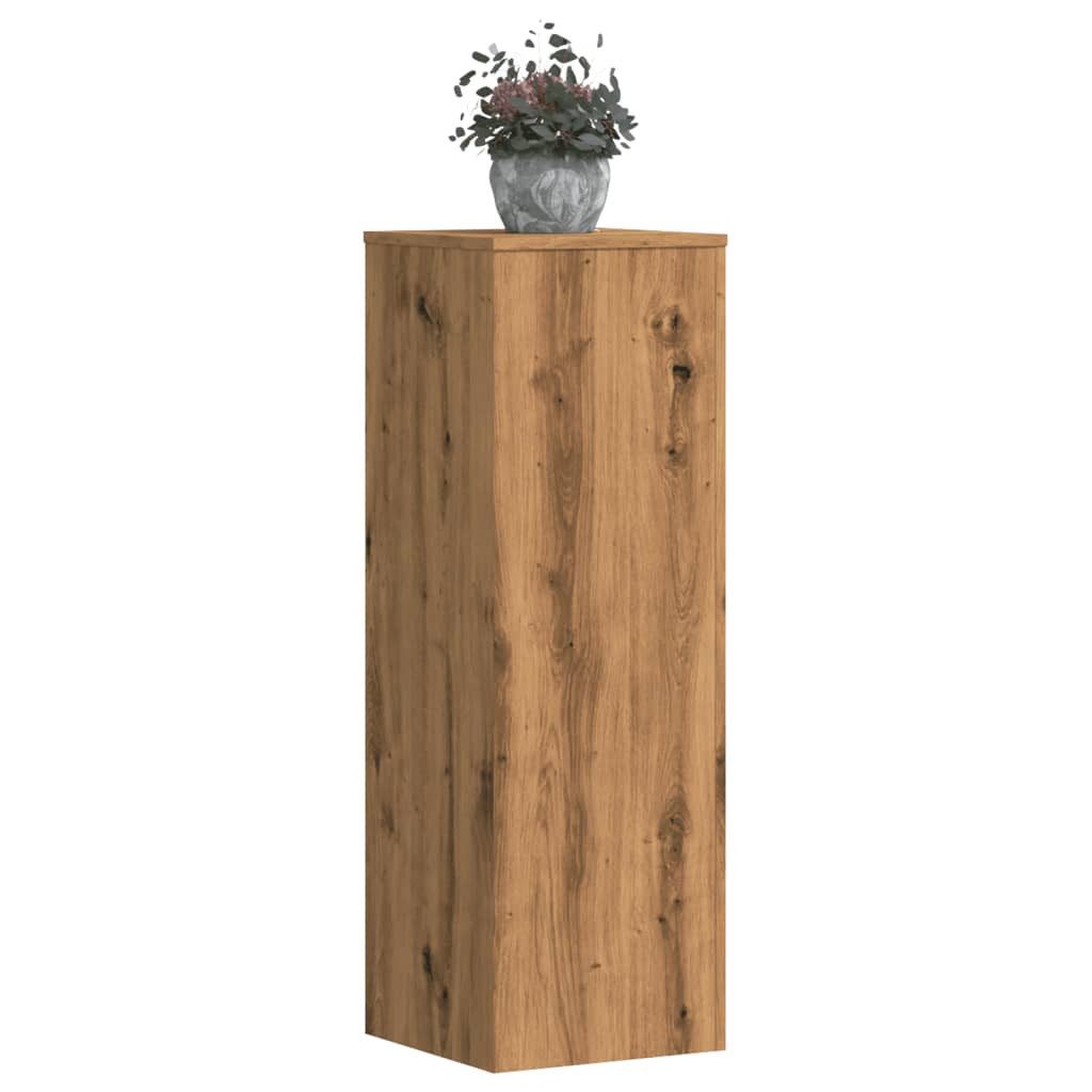 vidaXL Blumenständer Pflanzenständer Artisan-Eiche 33x33x100 cm günstig online kaufen