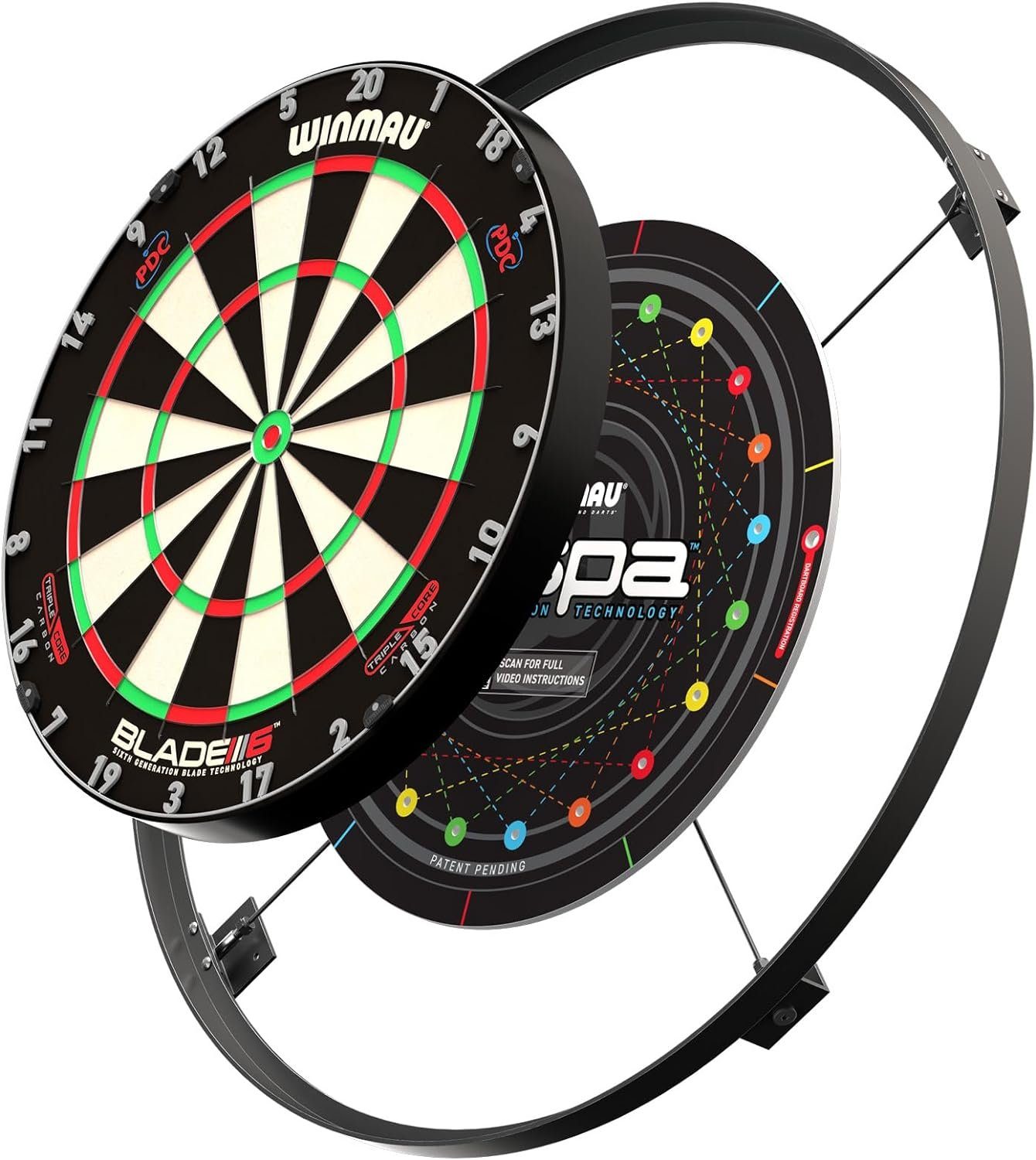Dart-Wandschutz Wispa Schallschutz System + Blade 6 Triple Core Carbon
