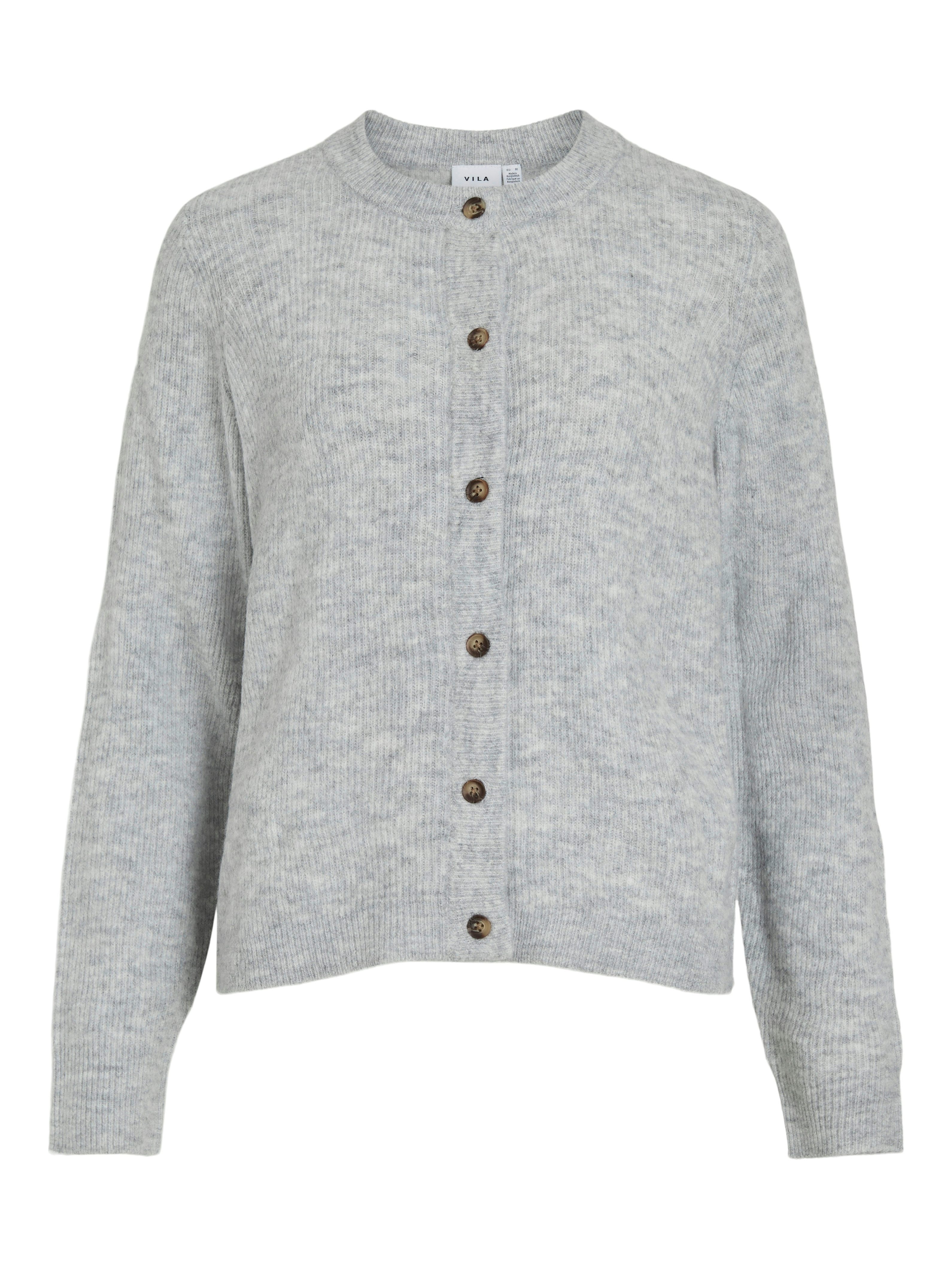 Strickjacke VIVIOLI O-NECK RIB KNIT CARDIGAN-NOOS