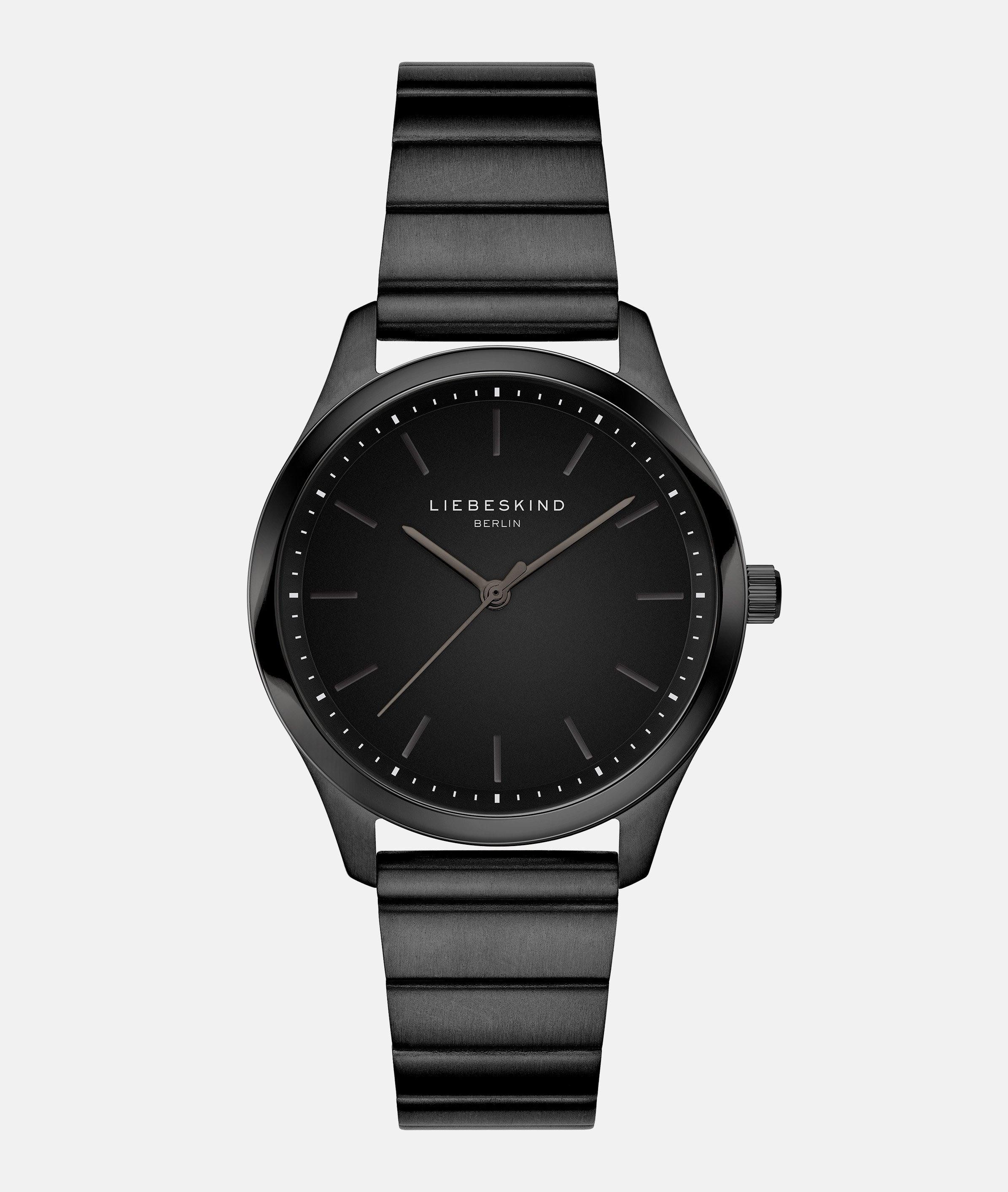 Liebeskind Berlin Quarzuhr Basic Staples LT-0389-MQ, Armbanduhr, Damenuhr, Edelstahlarmband, analog