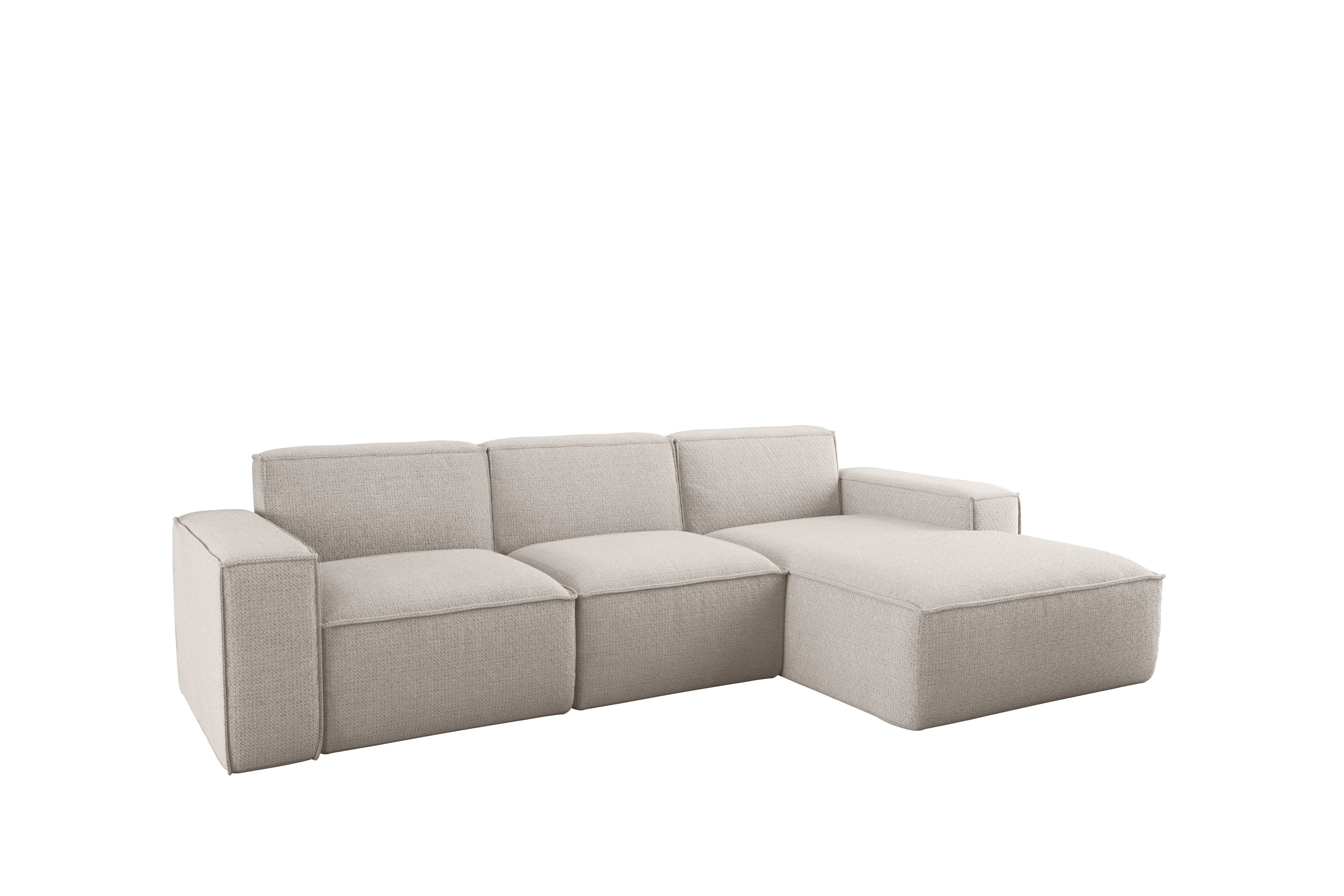 Kaiser Möbel Ecksofa Eckcouch SIENA L-Form, Stoff Poso/Salvador/Maloy/Artic günstig online kaufen