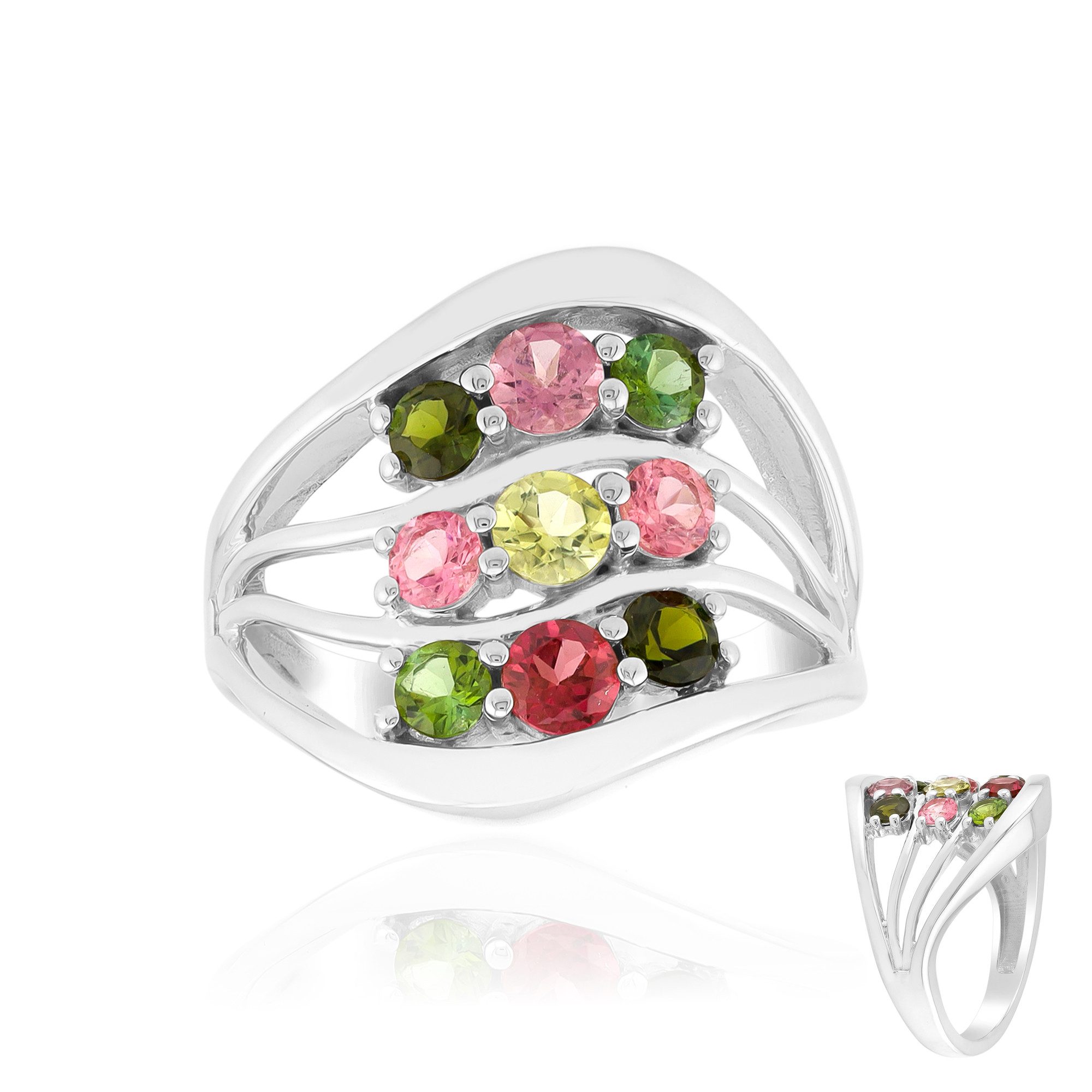 Cavill Silberring Cavill Ring 0,95 ct Brasilianischer Turmalin, 925 Silber günstig online kaufen