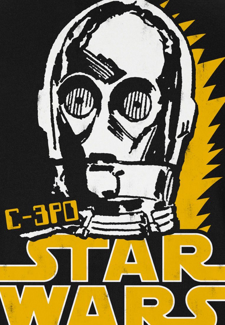 - coolem mit LOGOSHIRT Sterne C-3PO T-Shirt Krieg der Frontprint