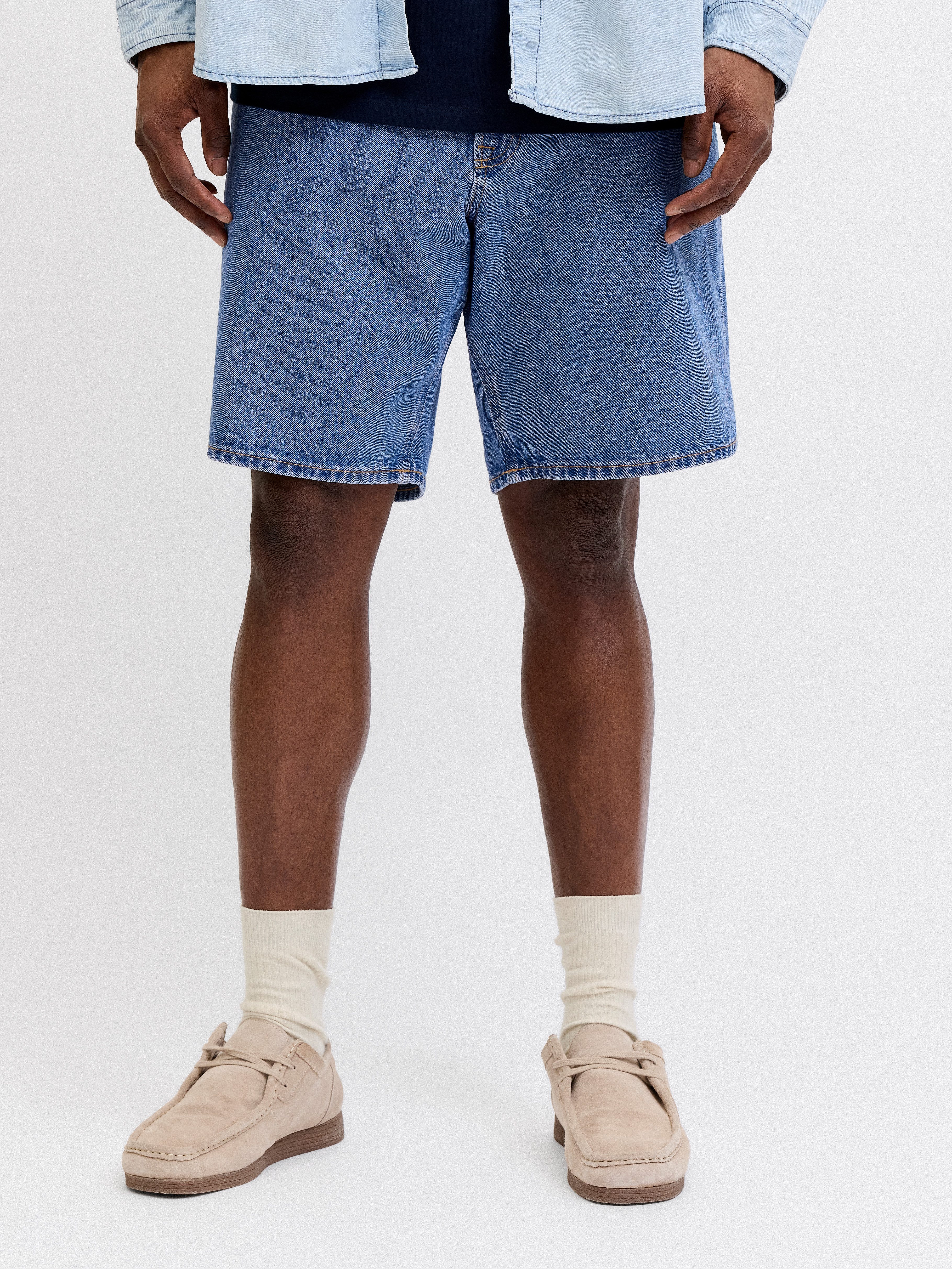 Jack & Jones PlusSize Jeansbermudas JJITONY JJORIGINAL SHORT Five-Pocket-Design, relaxed fit
