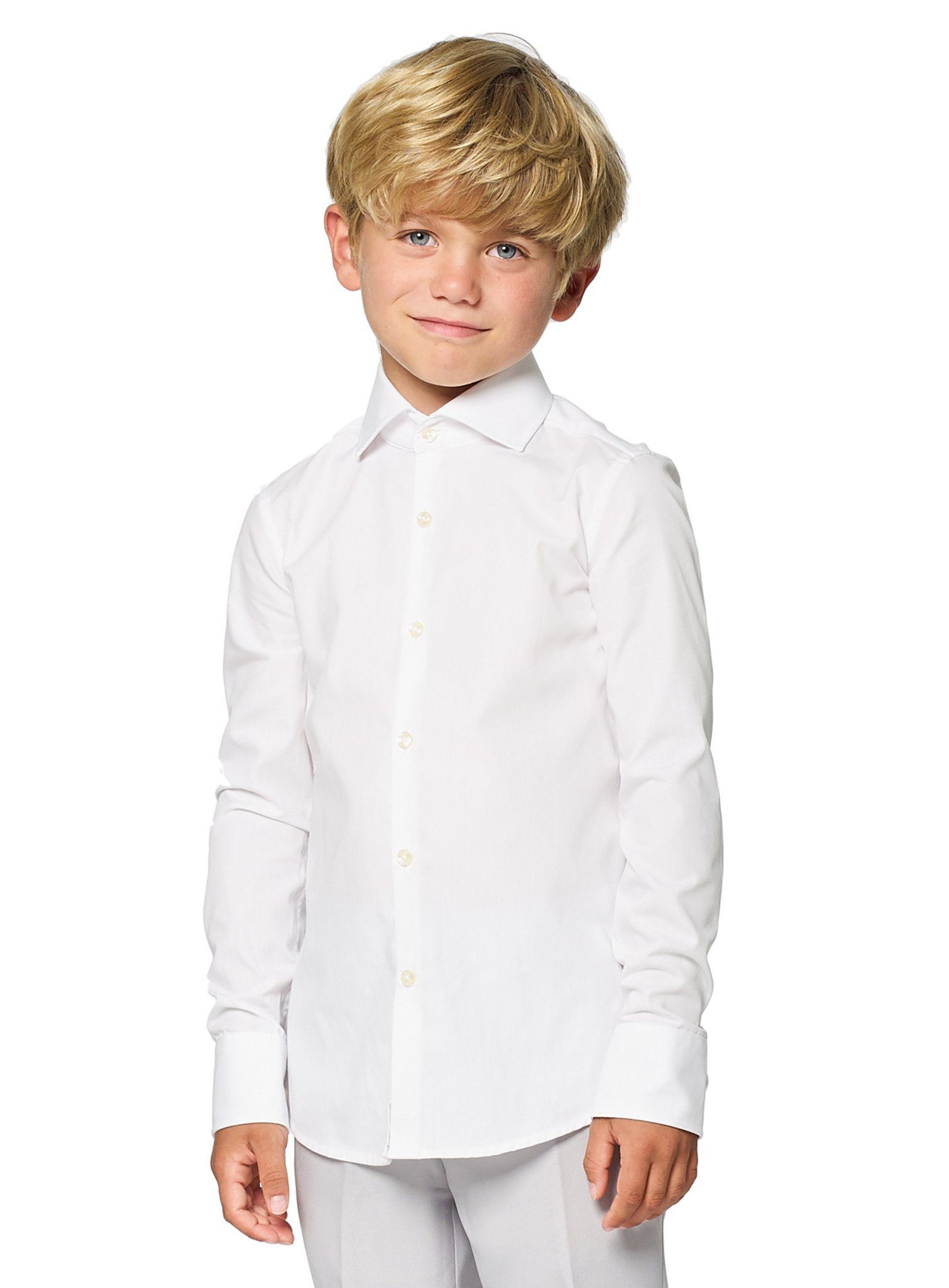 T-Shirt Boys White Knight Hemd