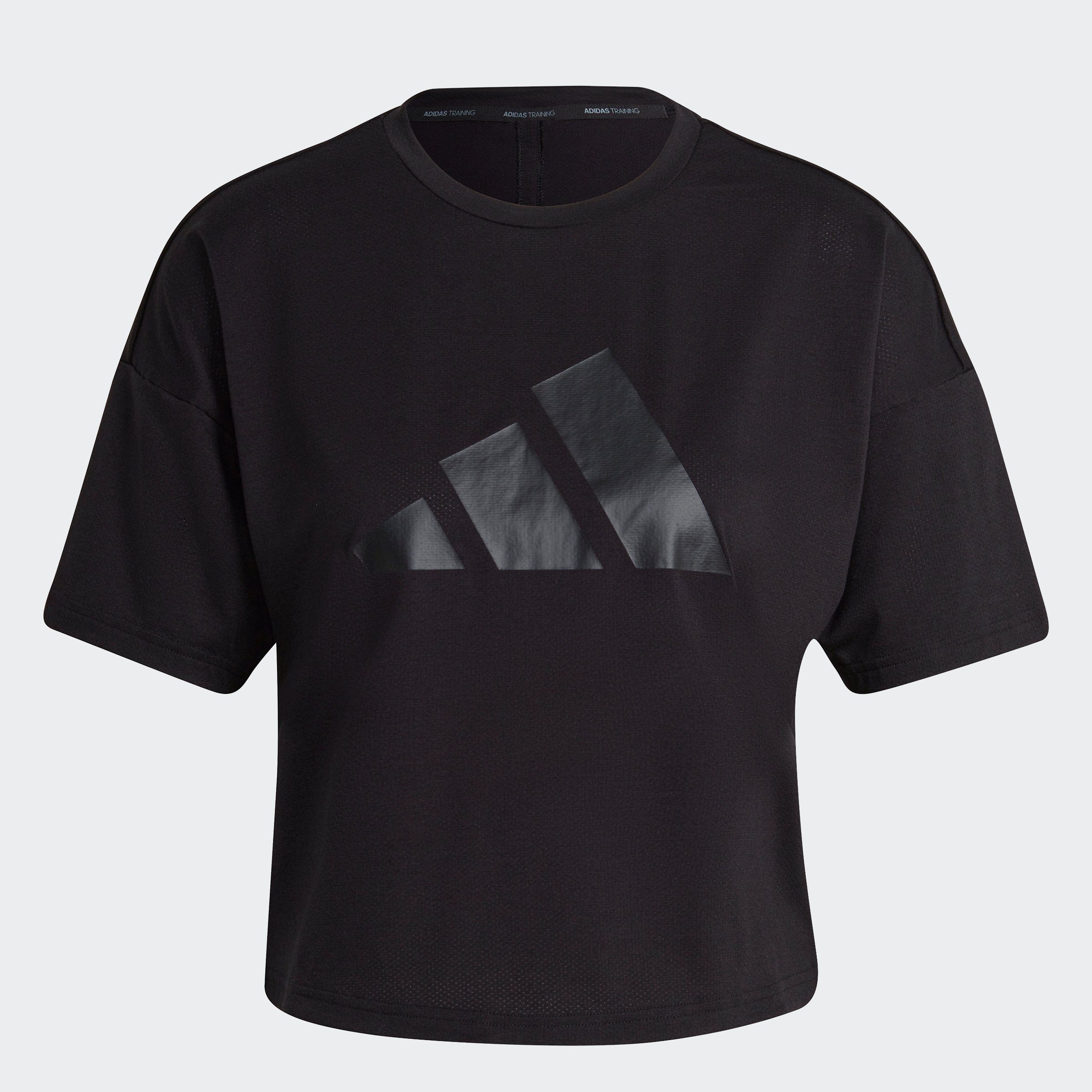 ICONS adidas LOGO T-Shirt TRAIN Performance BAR Black 3