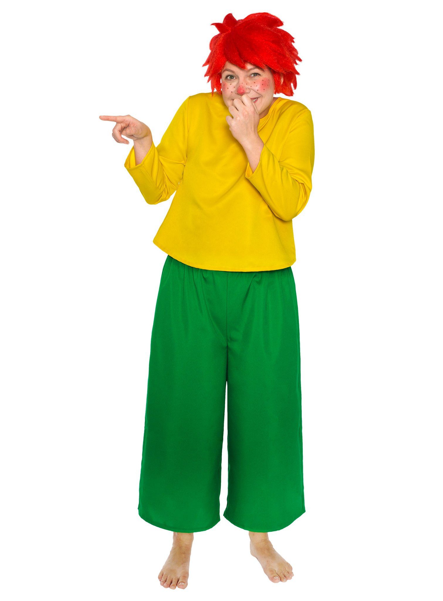 Maskworld Kostüm Pumuckl Kostüm - Fasching Karneval Kobold Kostüm, Originalkostüm für Erwachsene zu 'Meister Eder und sein Pumuckl'