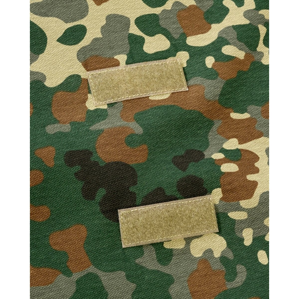 BWuM T-Shirt BWuM Bundeswehr Tropenshirt Camouflage mit Flaggen & Klett