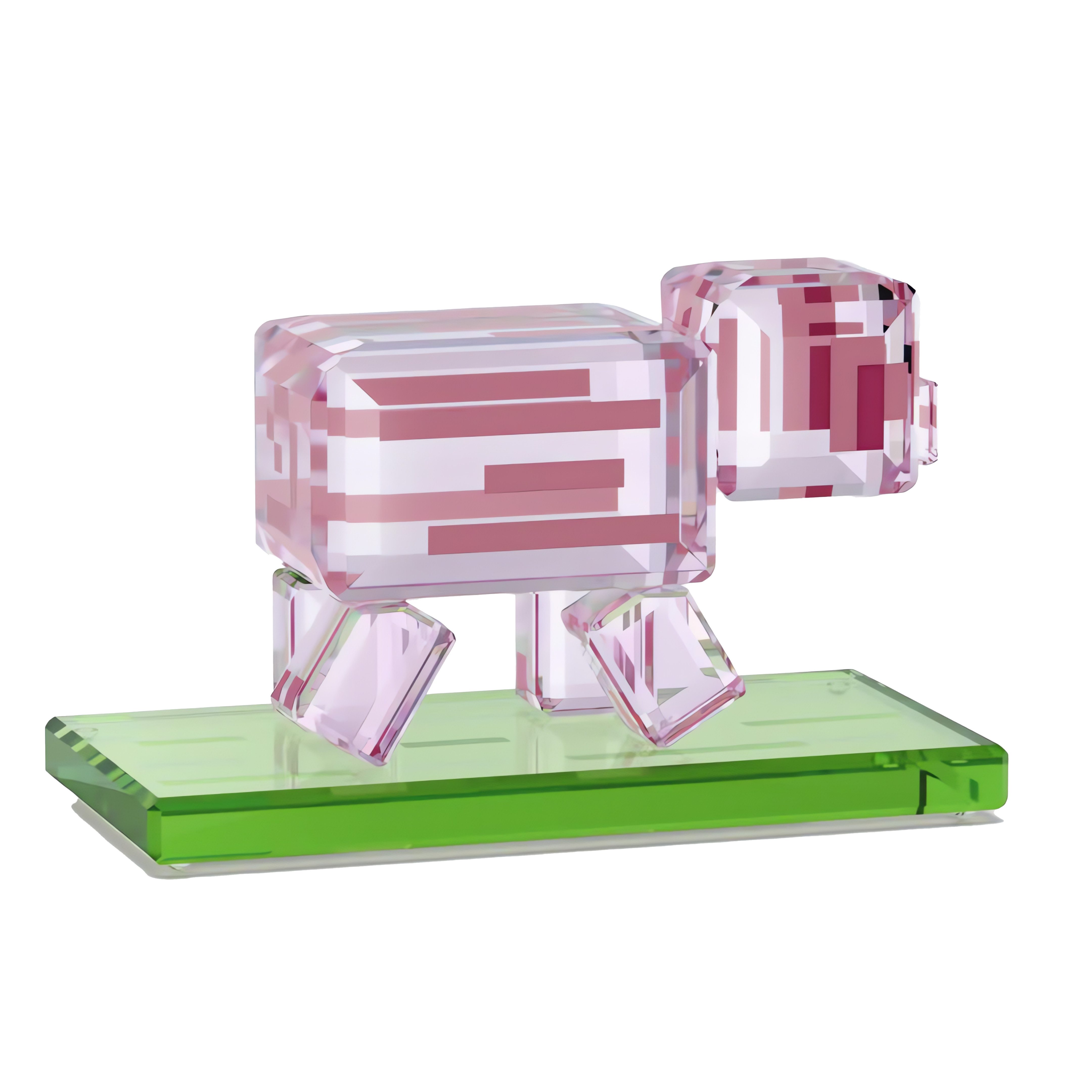 Swarovski Dekofigur Kristallfigur Sammelfigur Minecraft Pig, (1 St)