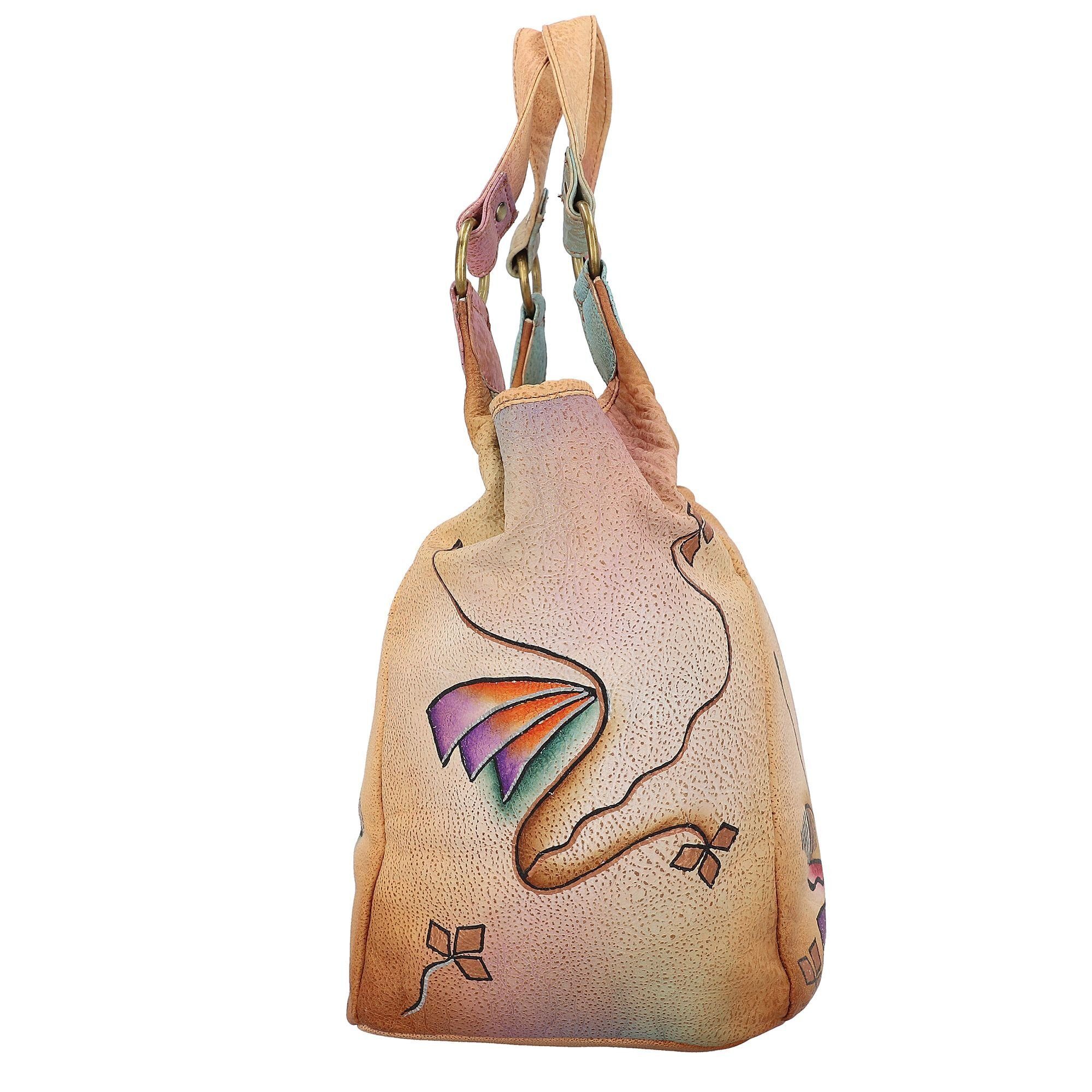 GreenLand Nature Schultertasche Art+Craft, Leder