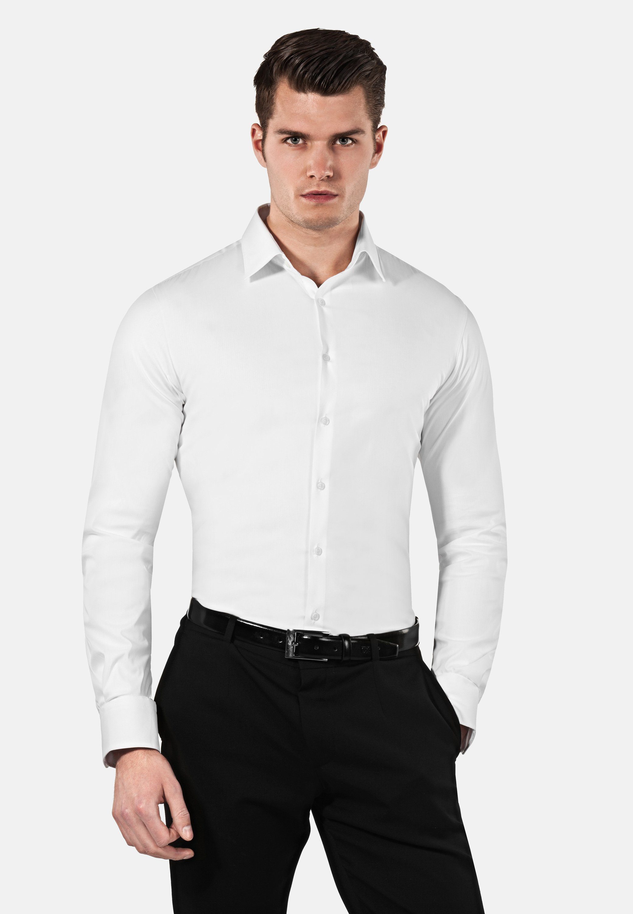 Vincenzo Boretti Businesshemd super tailliert stretch günstig online kaufen